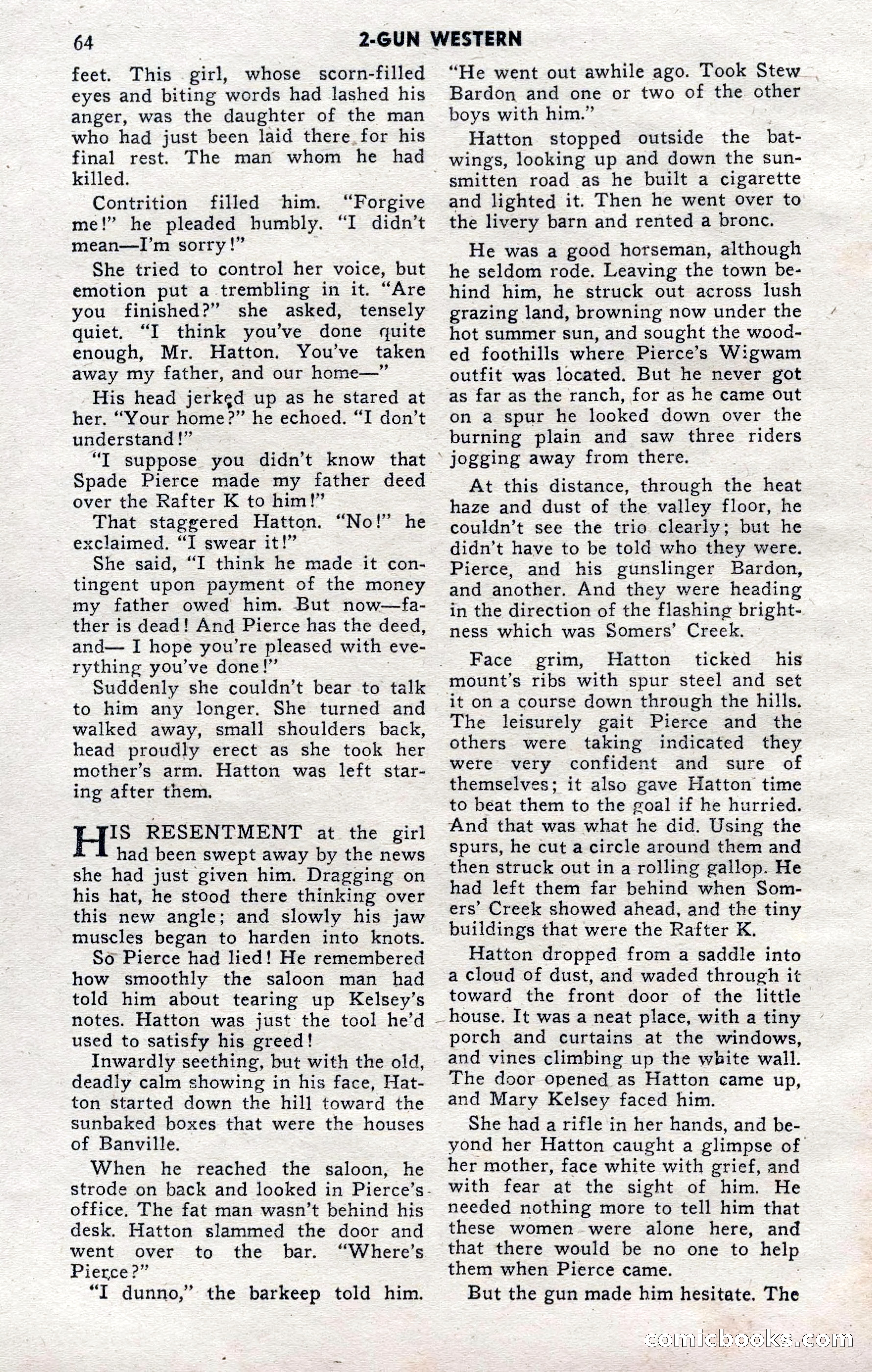 2-Gun Western, November 1955 — page 63 of 99