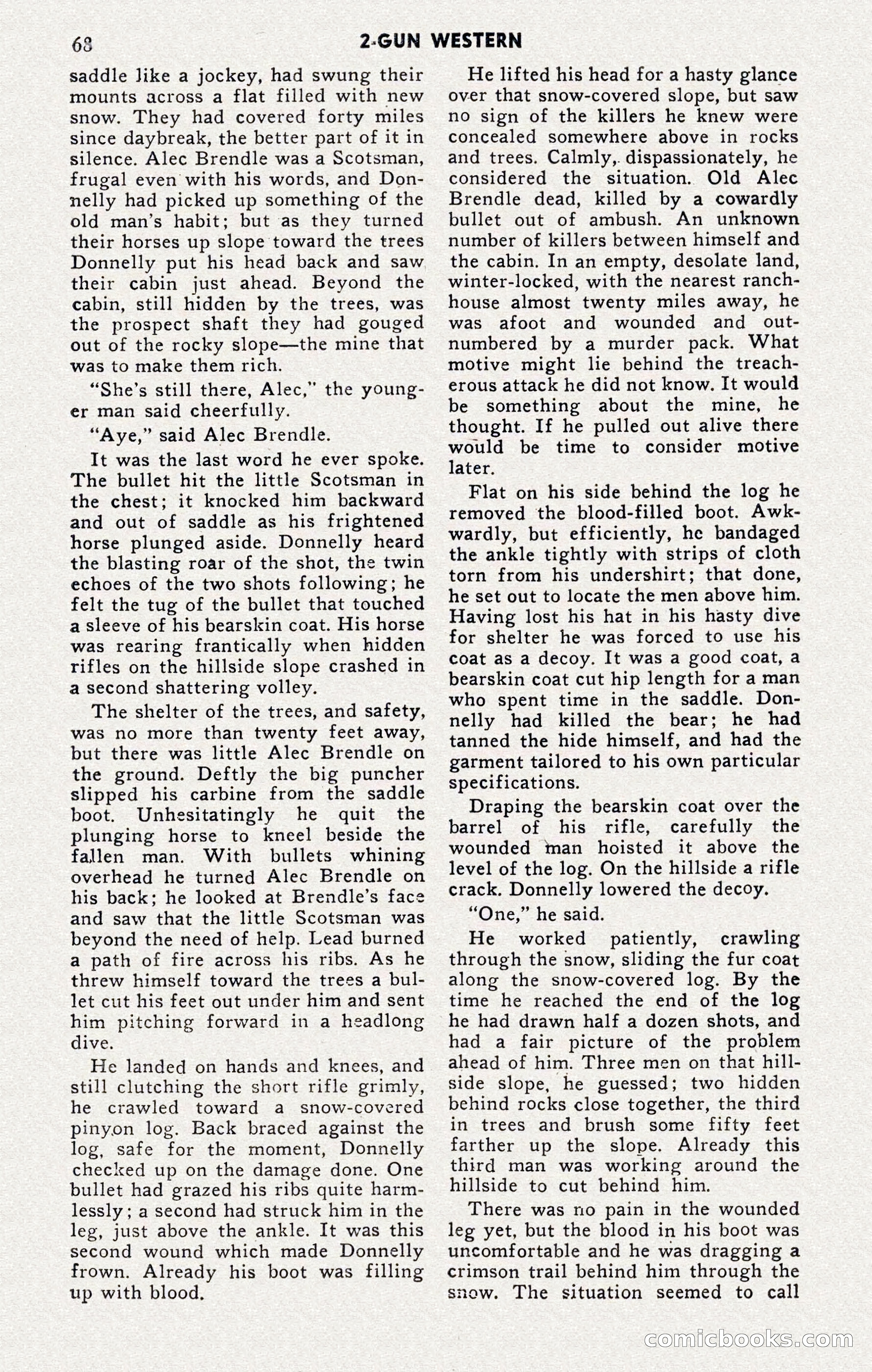 2-Gun Western, November 1955 — page 67 of 99