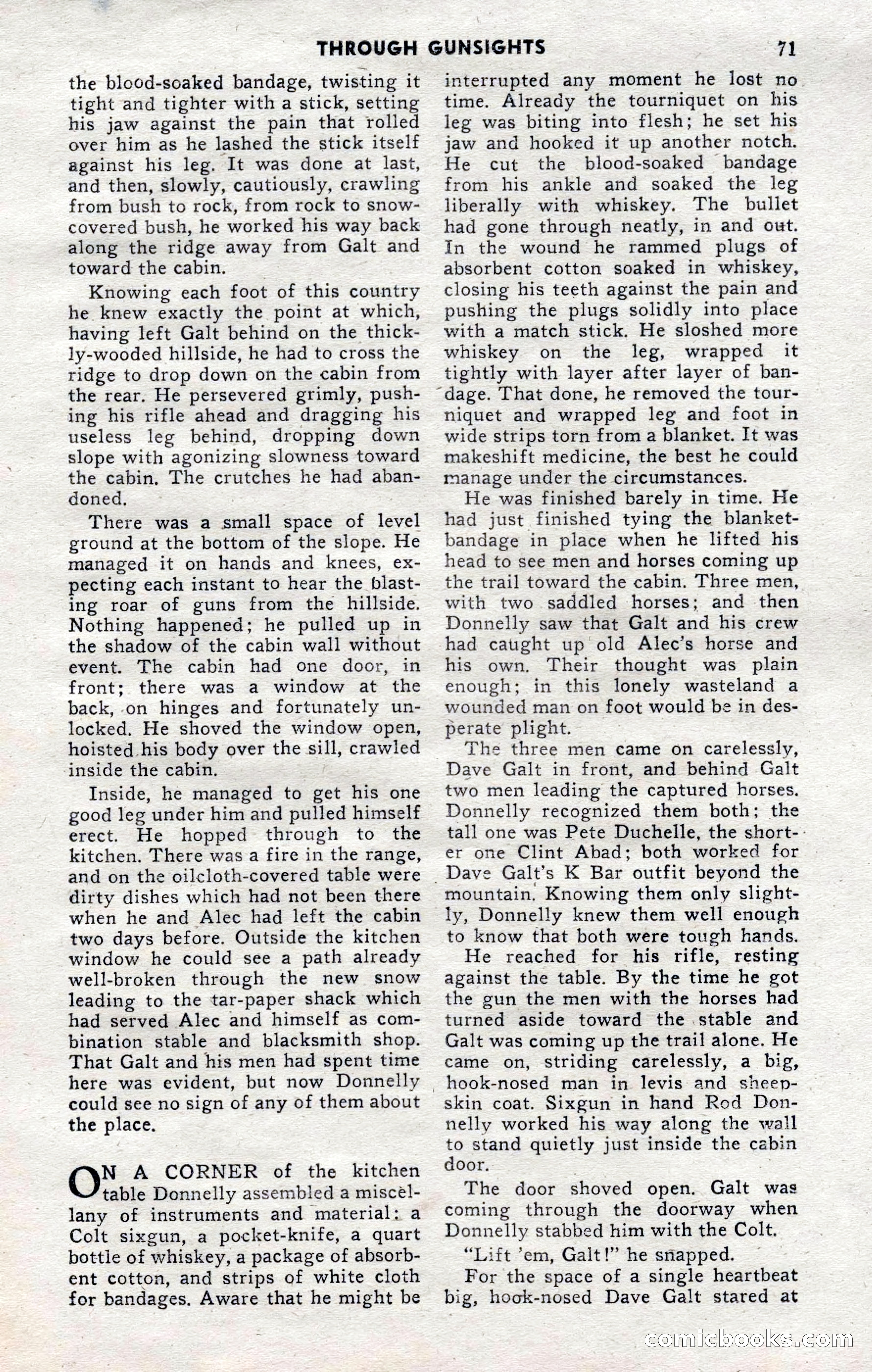 2-Gun Western, November 1955 — page 70 of 99