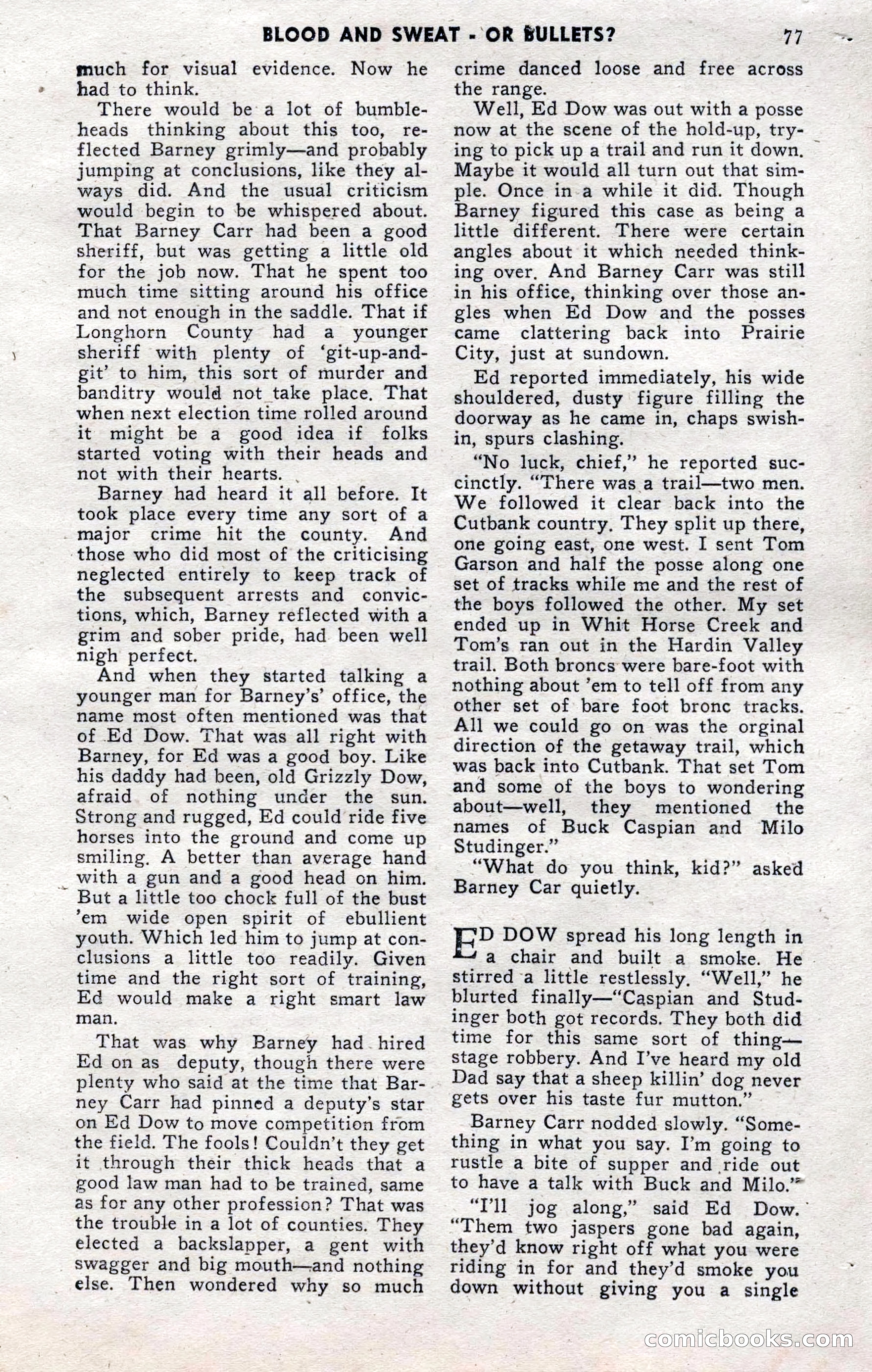 2-Gun Western, November 1955 — page 76 of 99