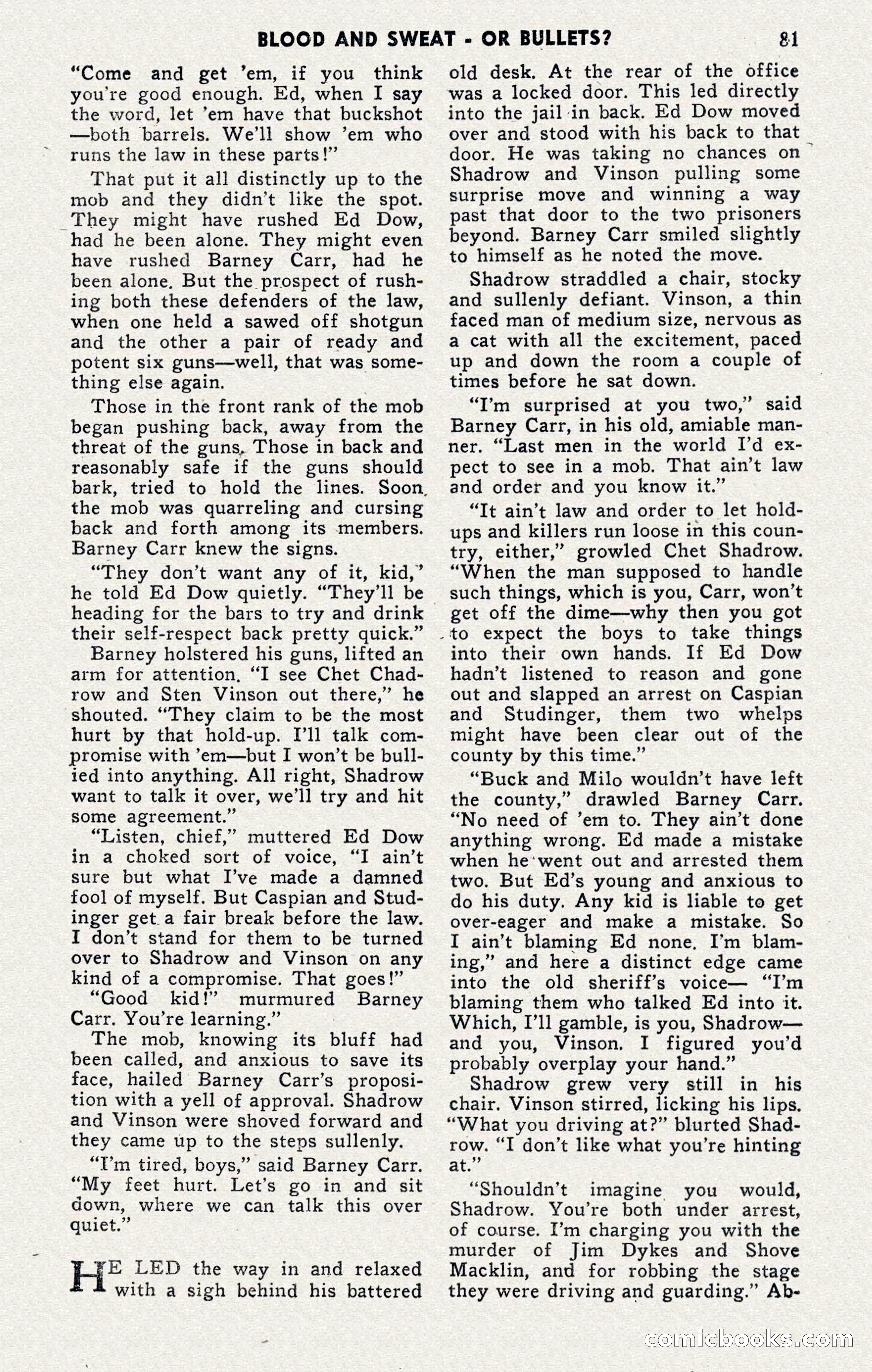 2-Gun Western, November 1955 — page 80 of 99