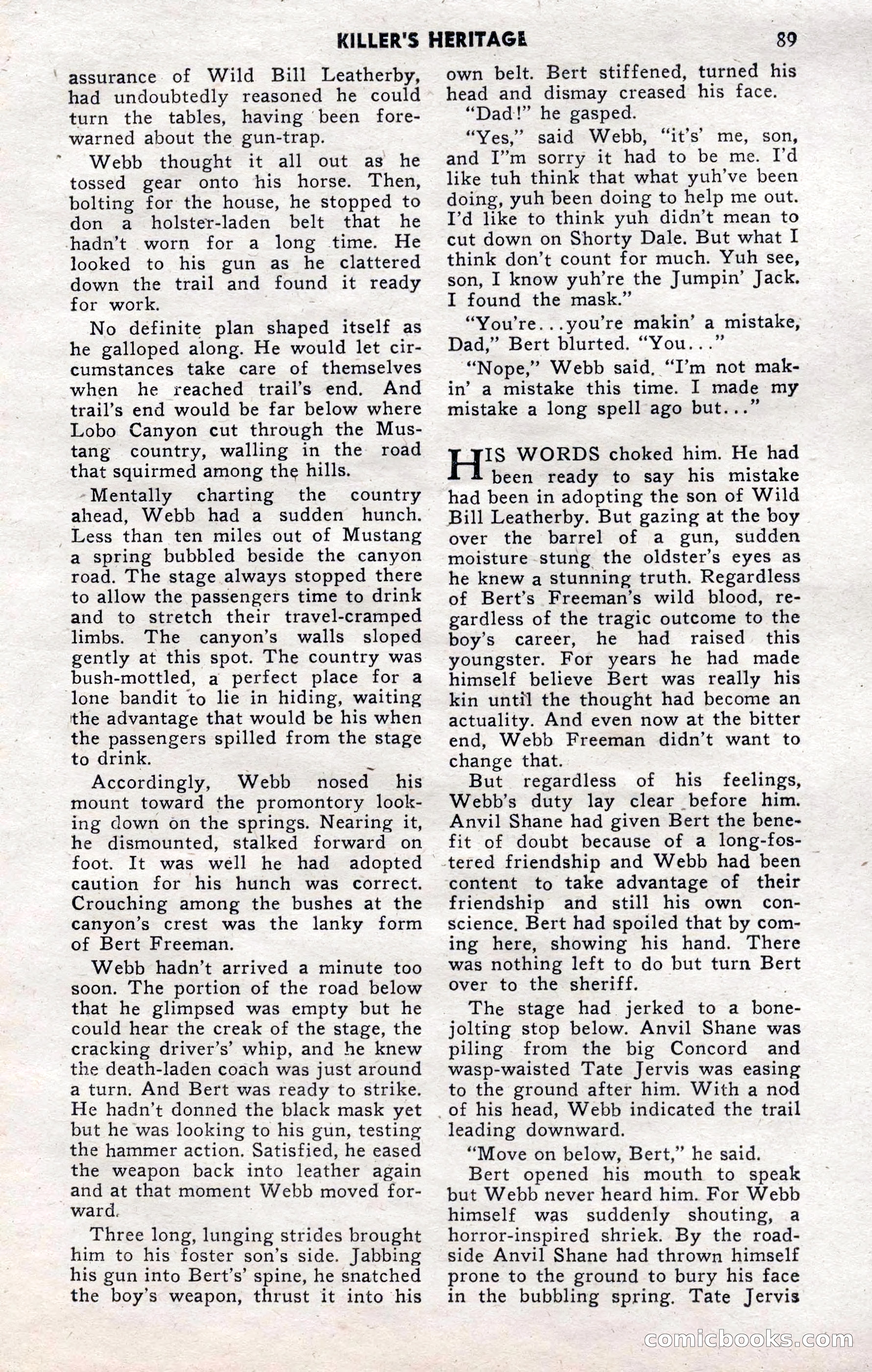 2-Gun Western, November 1955 — page 88 of 99