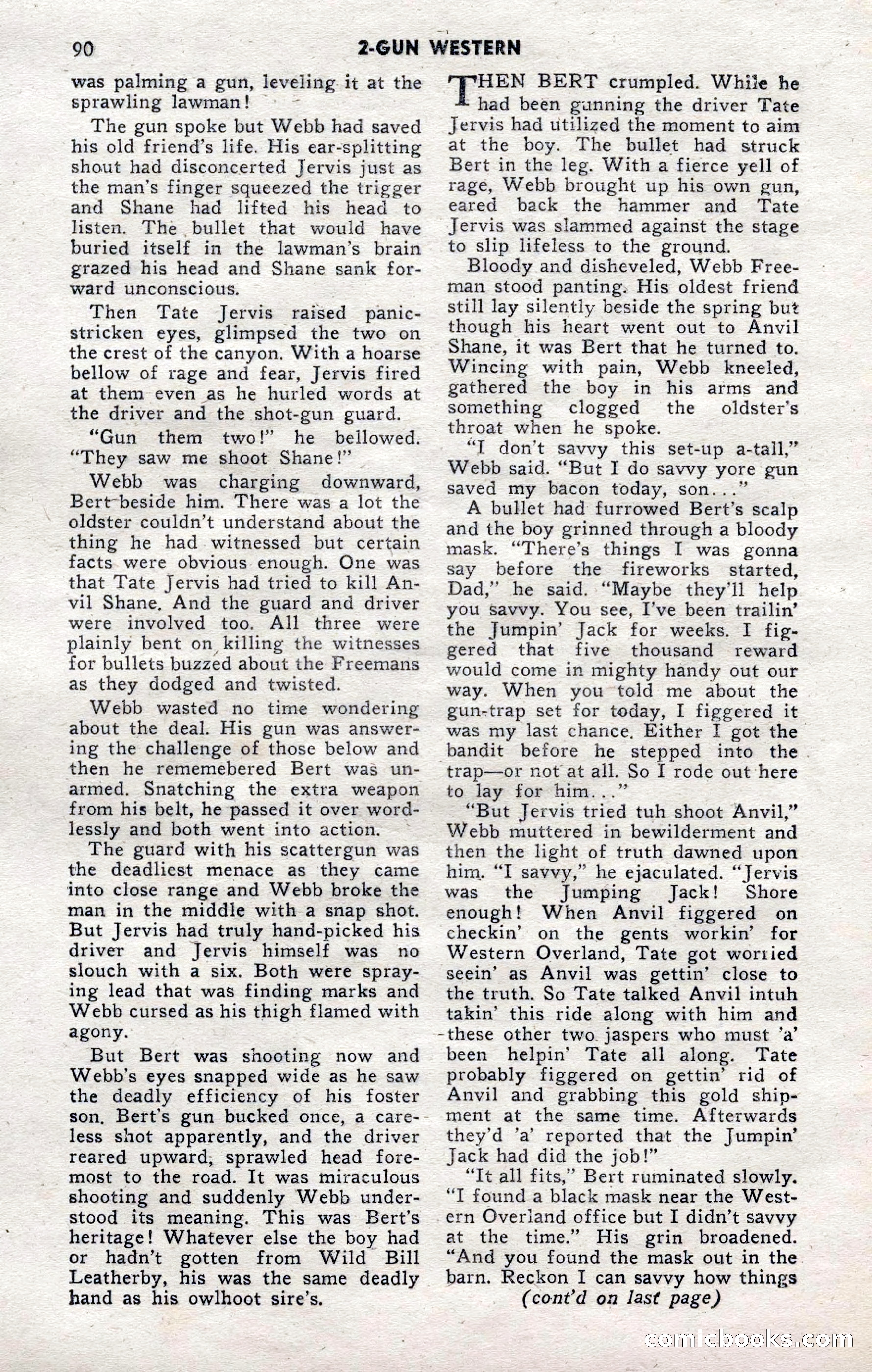 2-Gun Western, November 1955 — page 89 of 99