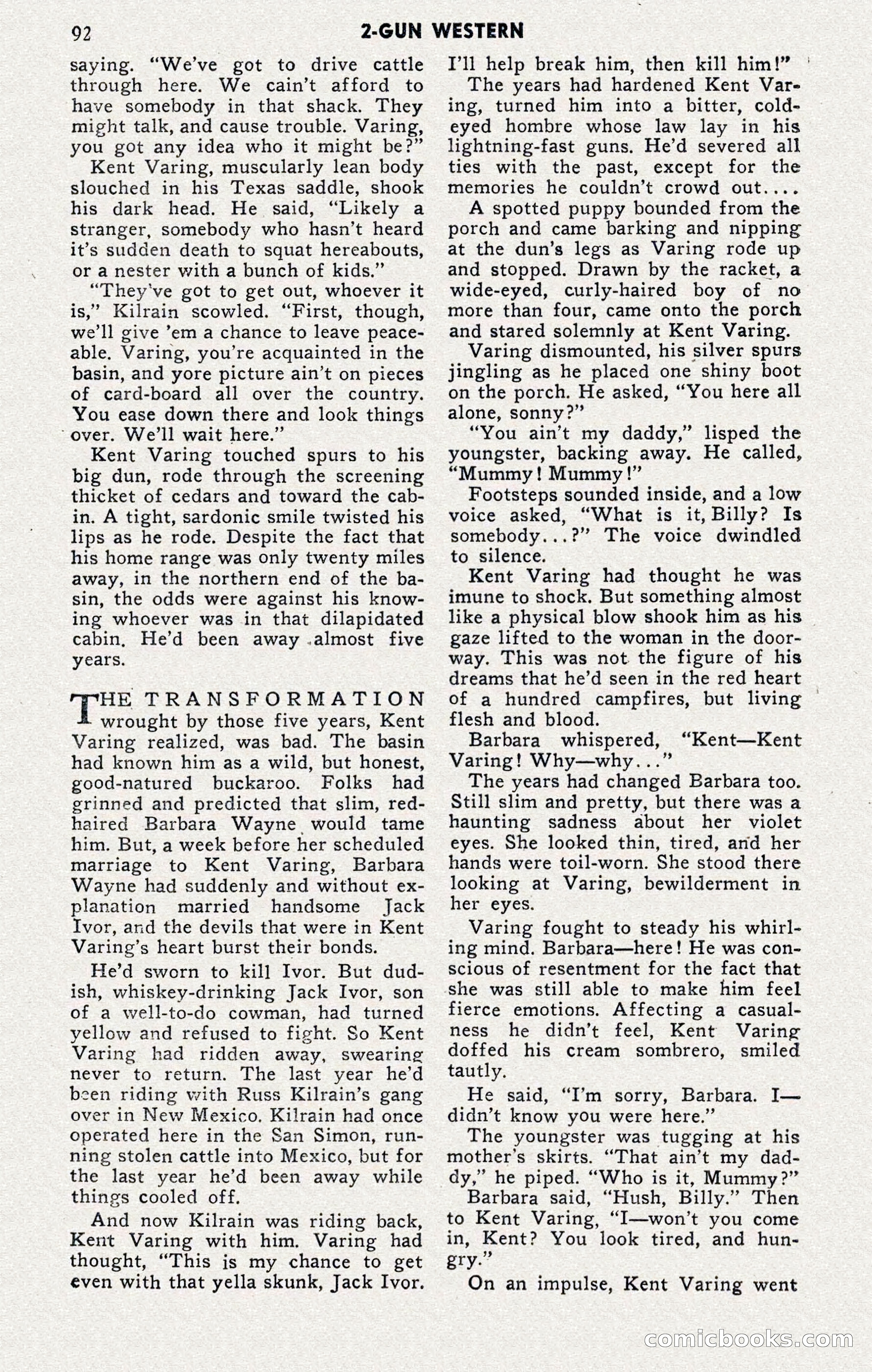 2-Gun Western, November 1955 — page 91 of 99