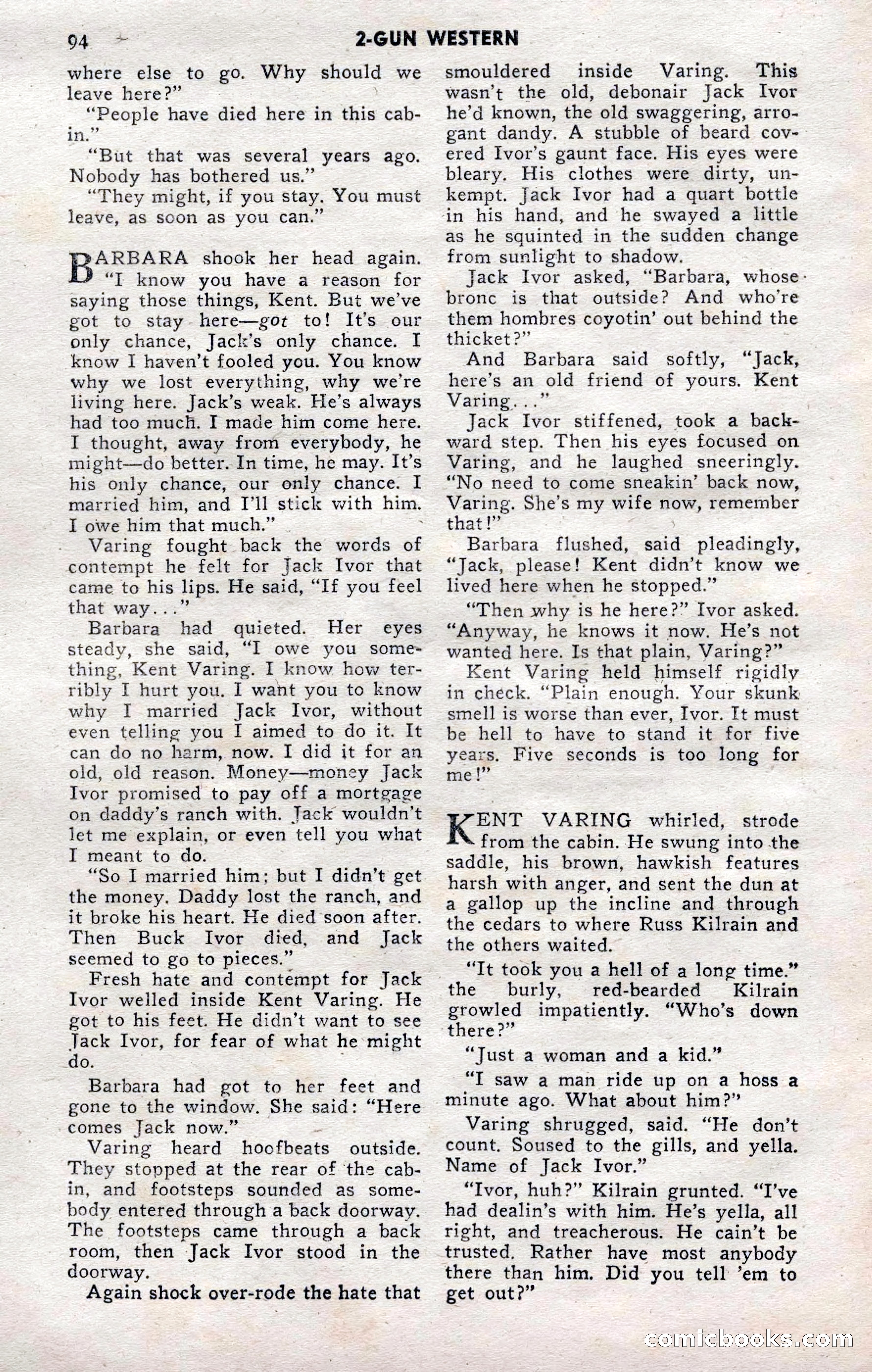 2-Gun Western, November 1955 — page 93 of 99