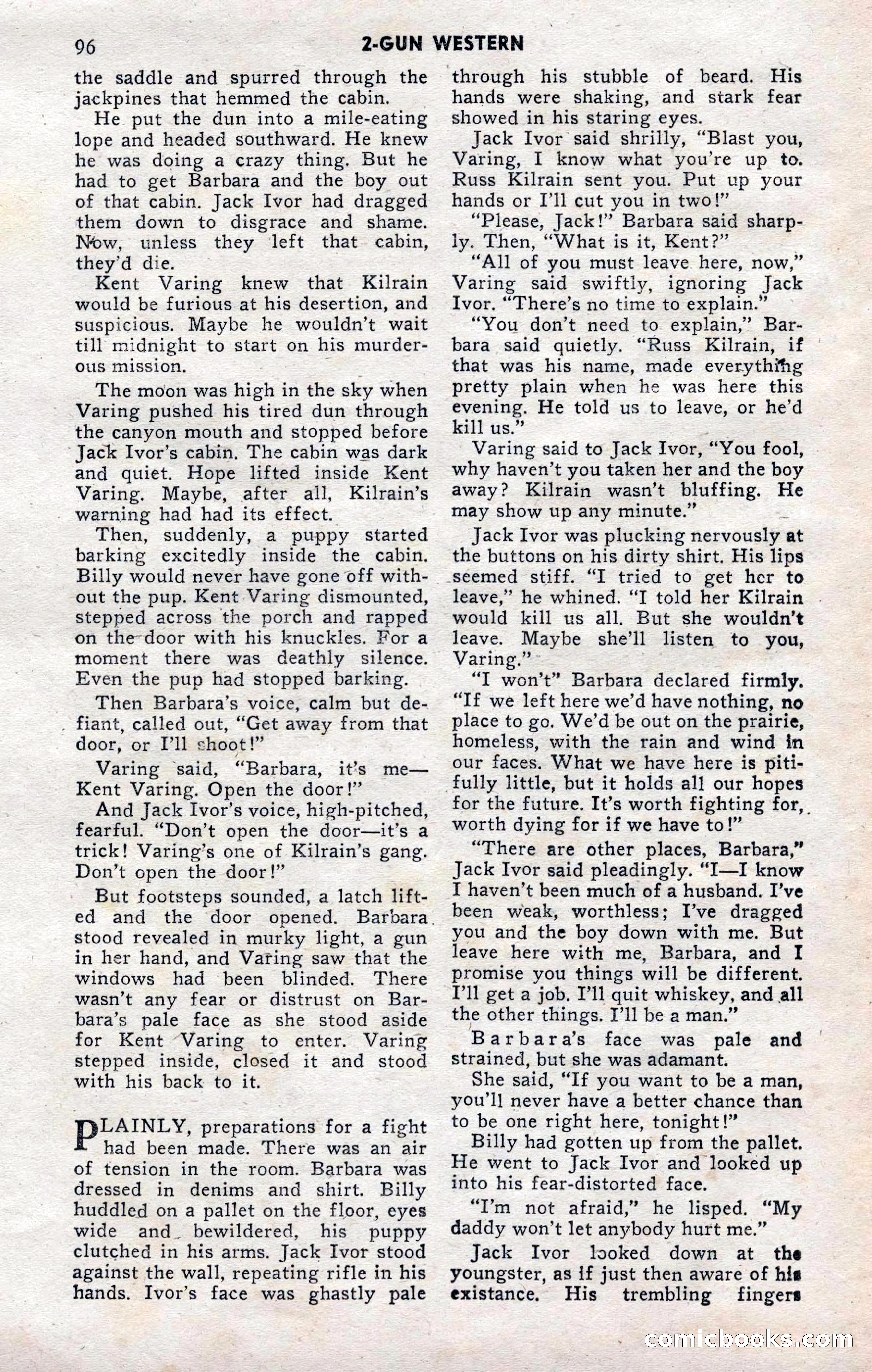2-Gun Western, November 1955 — page 95 of 99