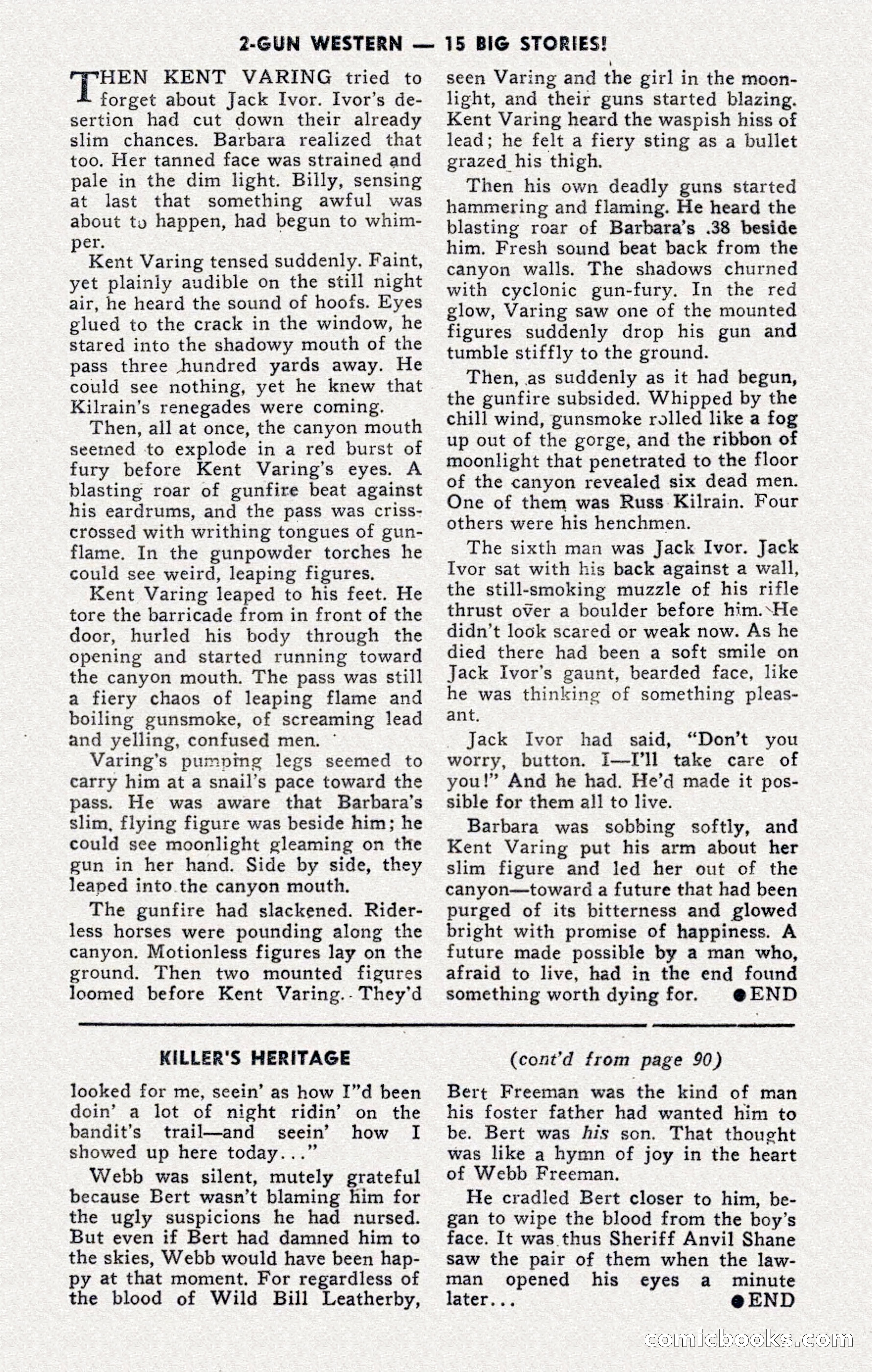 2-Gun Western, November 1955 — page 97 of 99