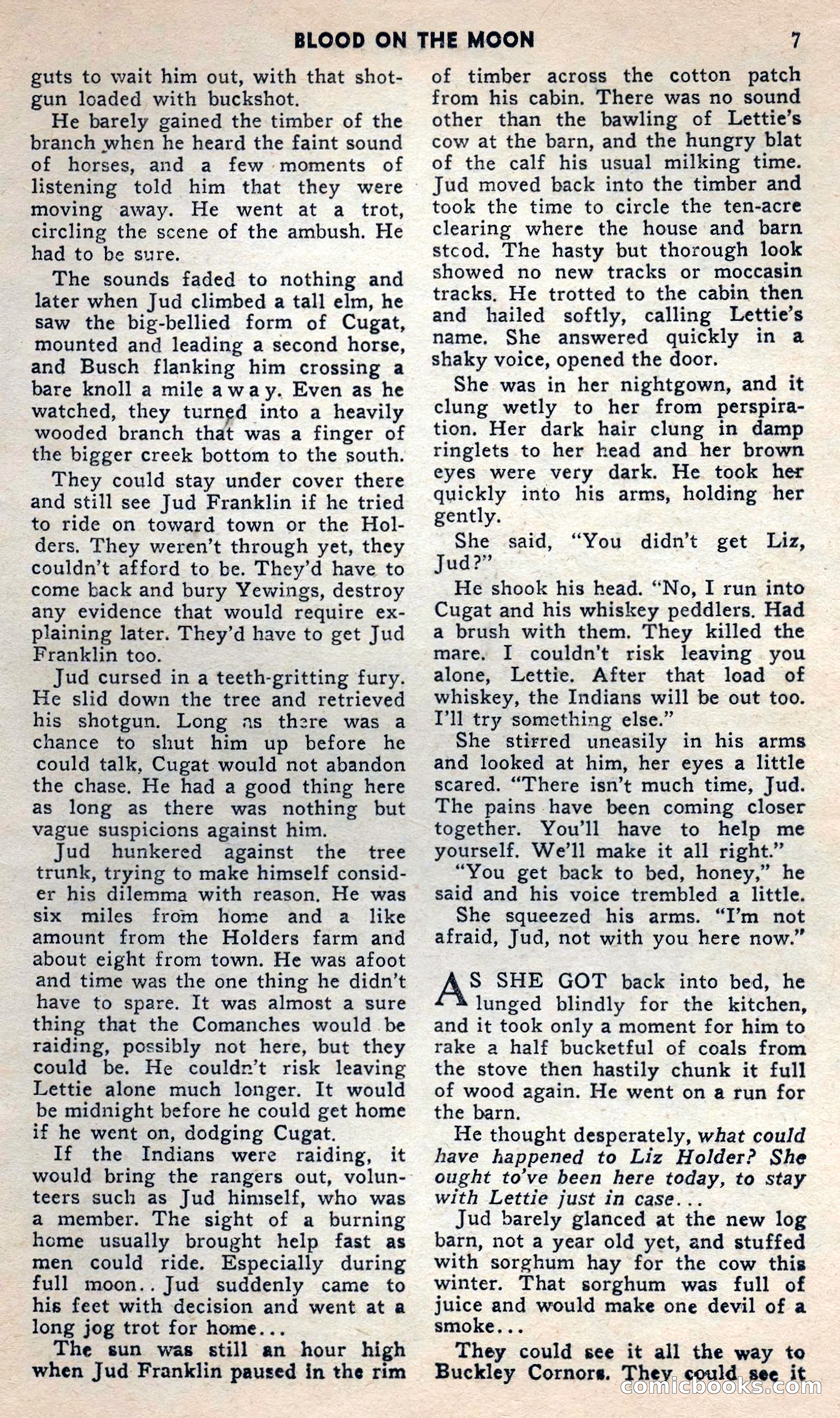 2 Gun Western, May 1957 — page 7 of 101