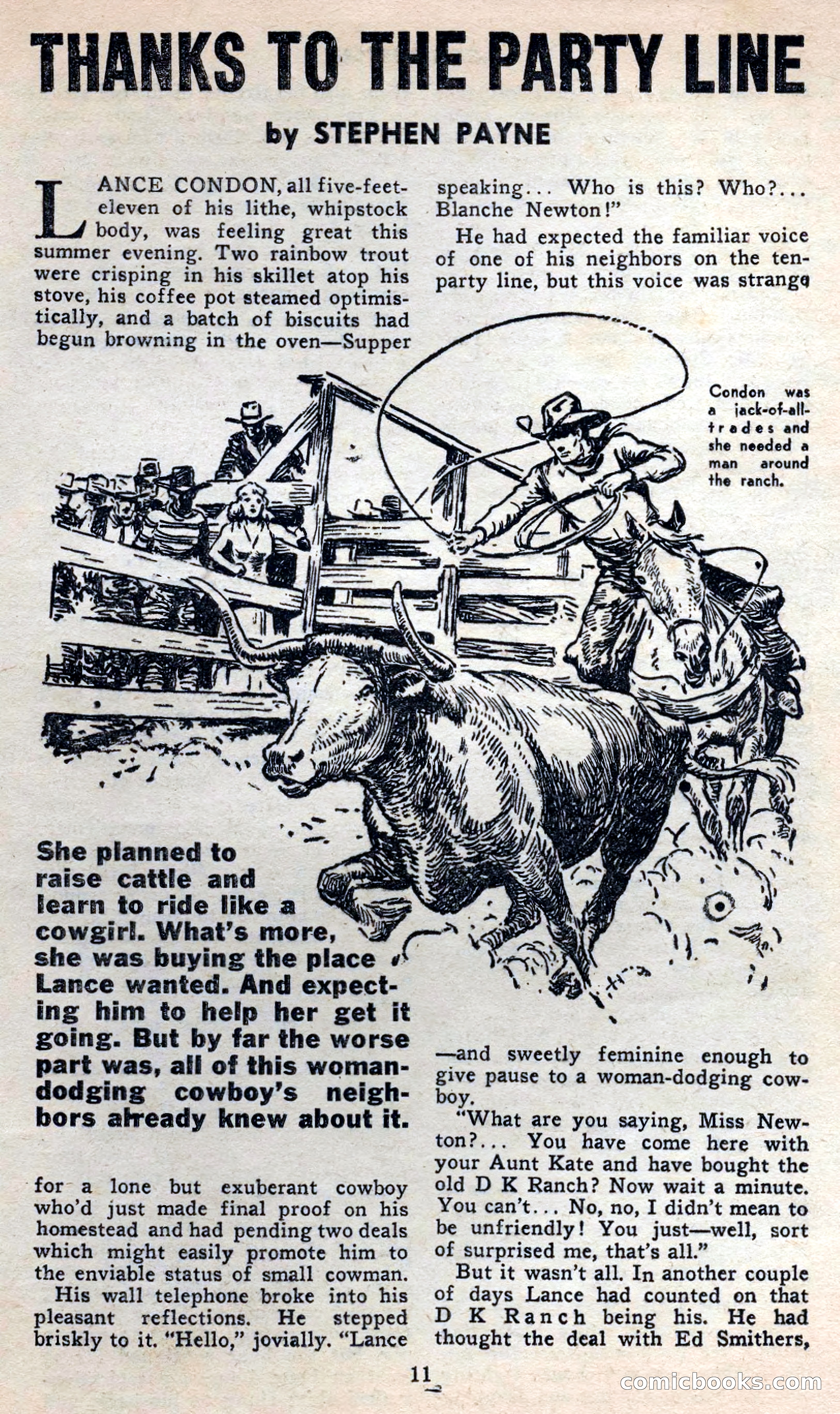 2 Gun Western, May 1957 — page 11 of 101