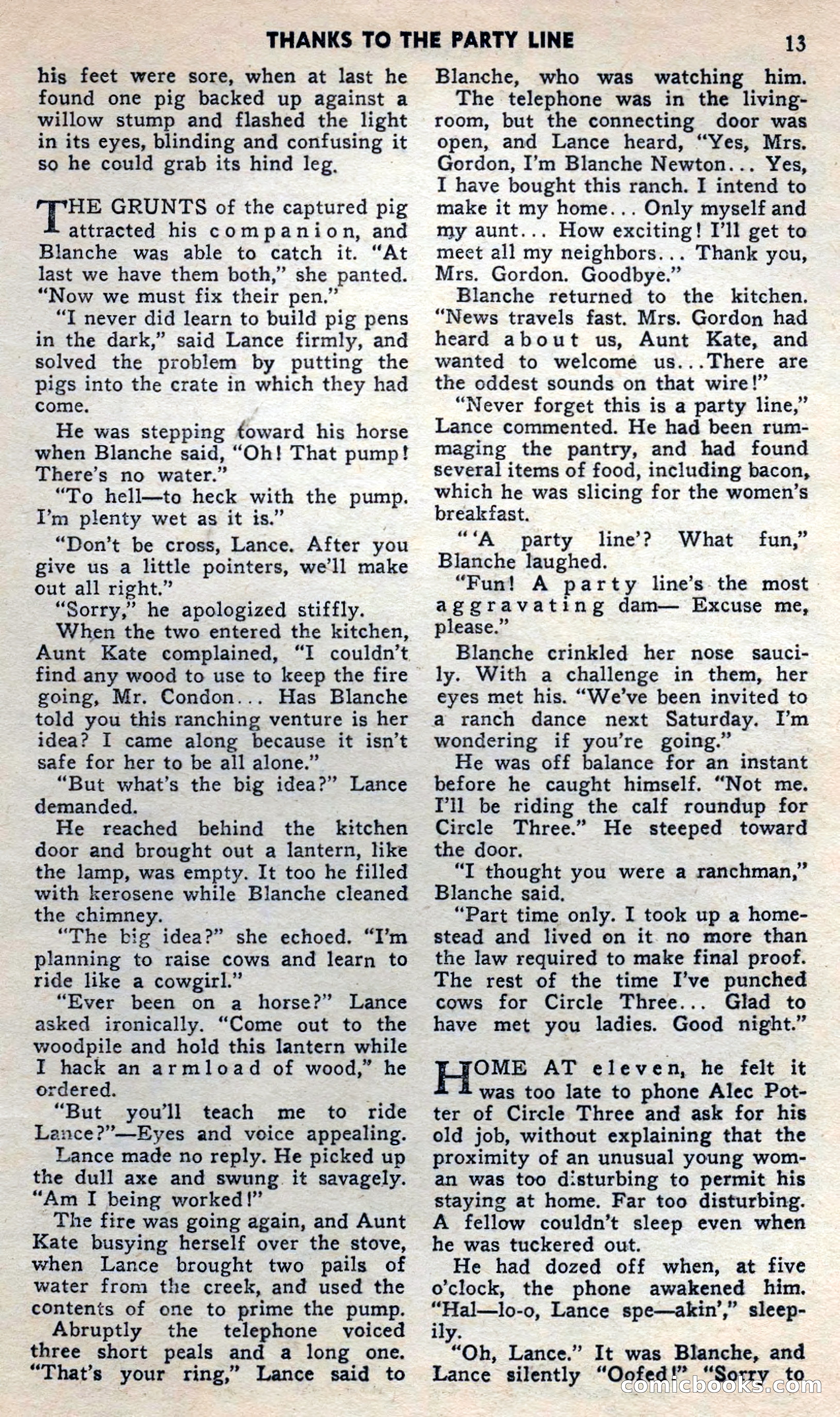 2 Gun Western, May 1957 — page 13 of 101