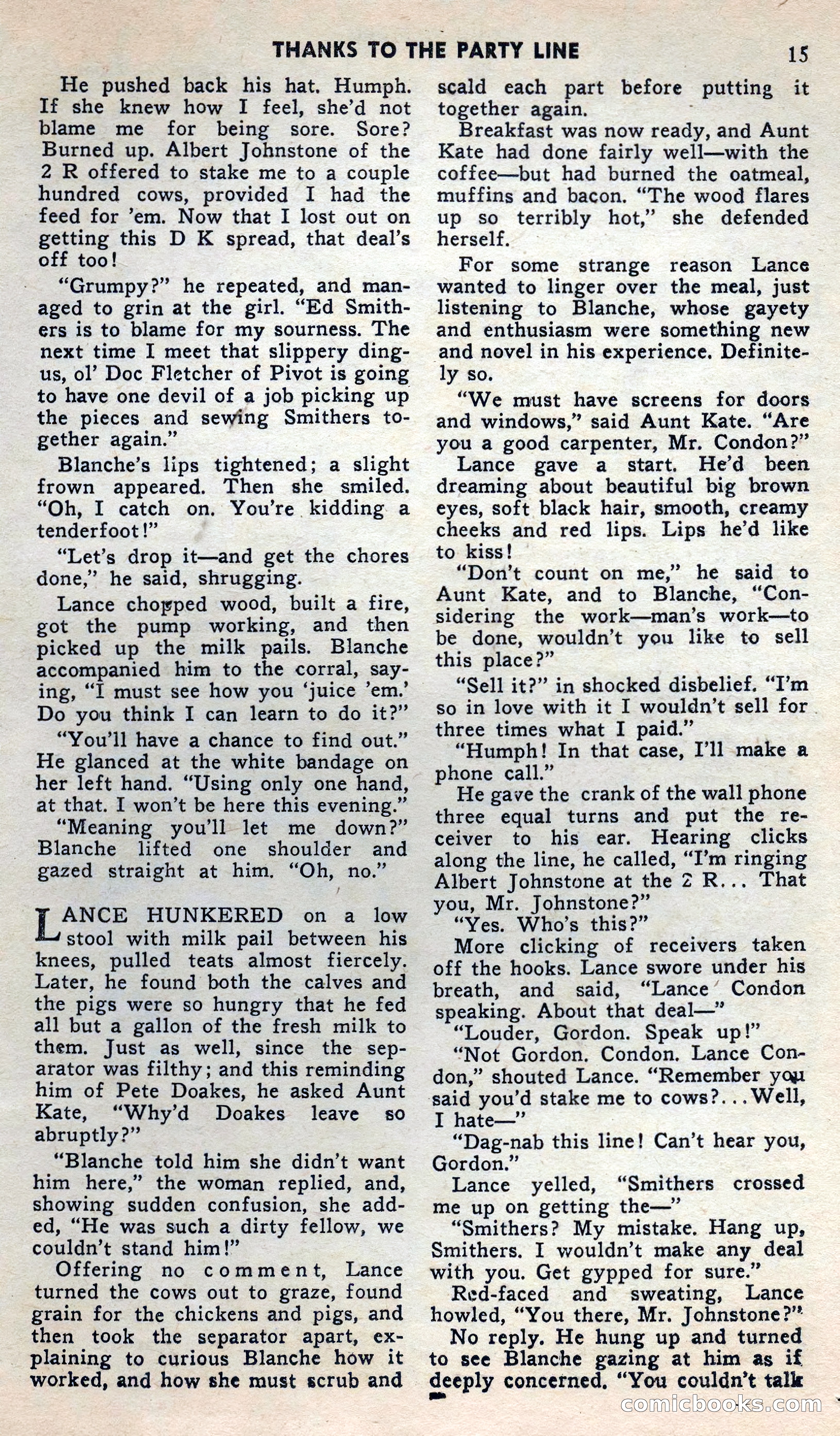 2 Gun Western, May 1957 — page 15 of 101