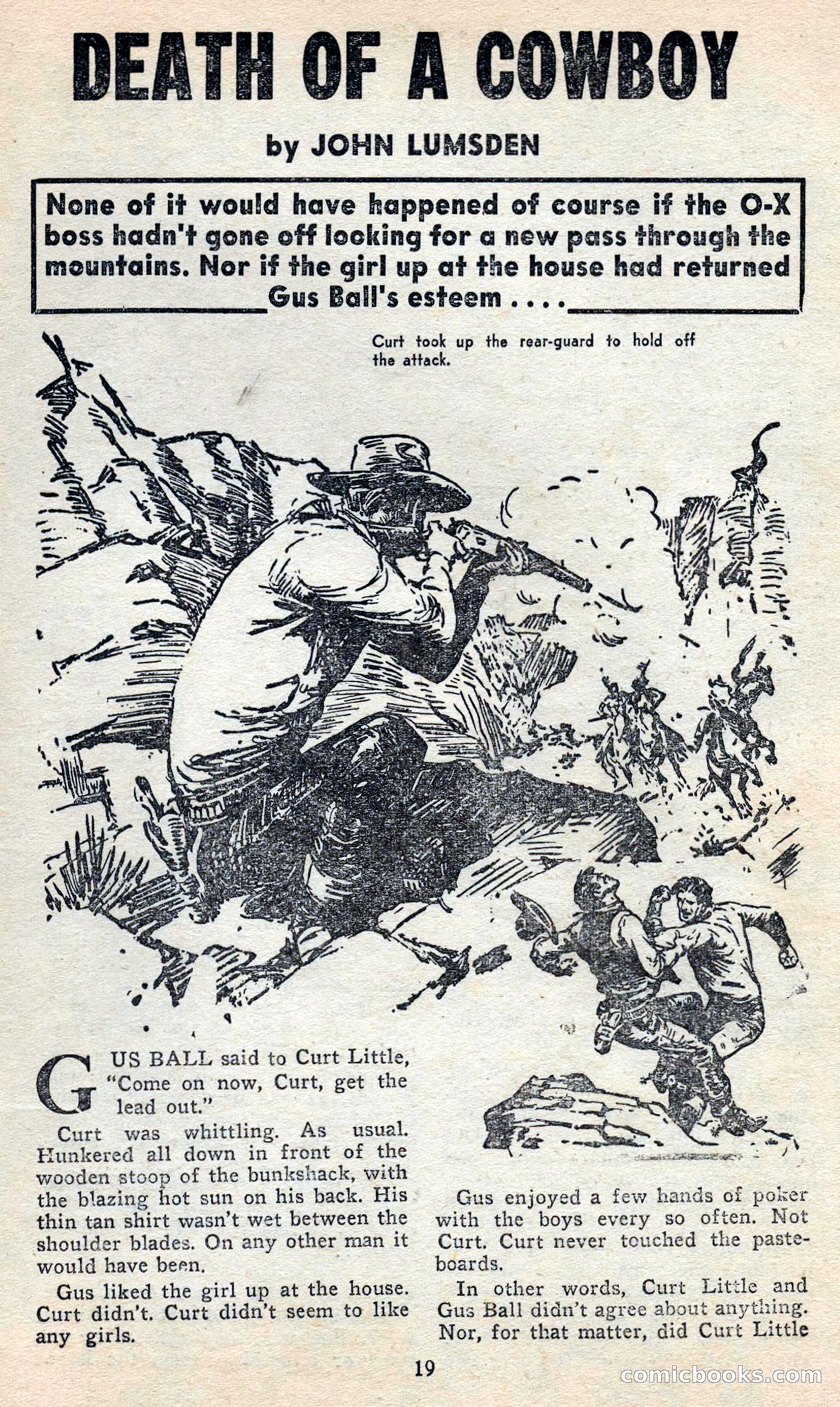 2 Gun Western, May 1957 — page 19 of 101