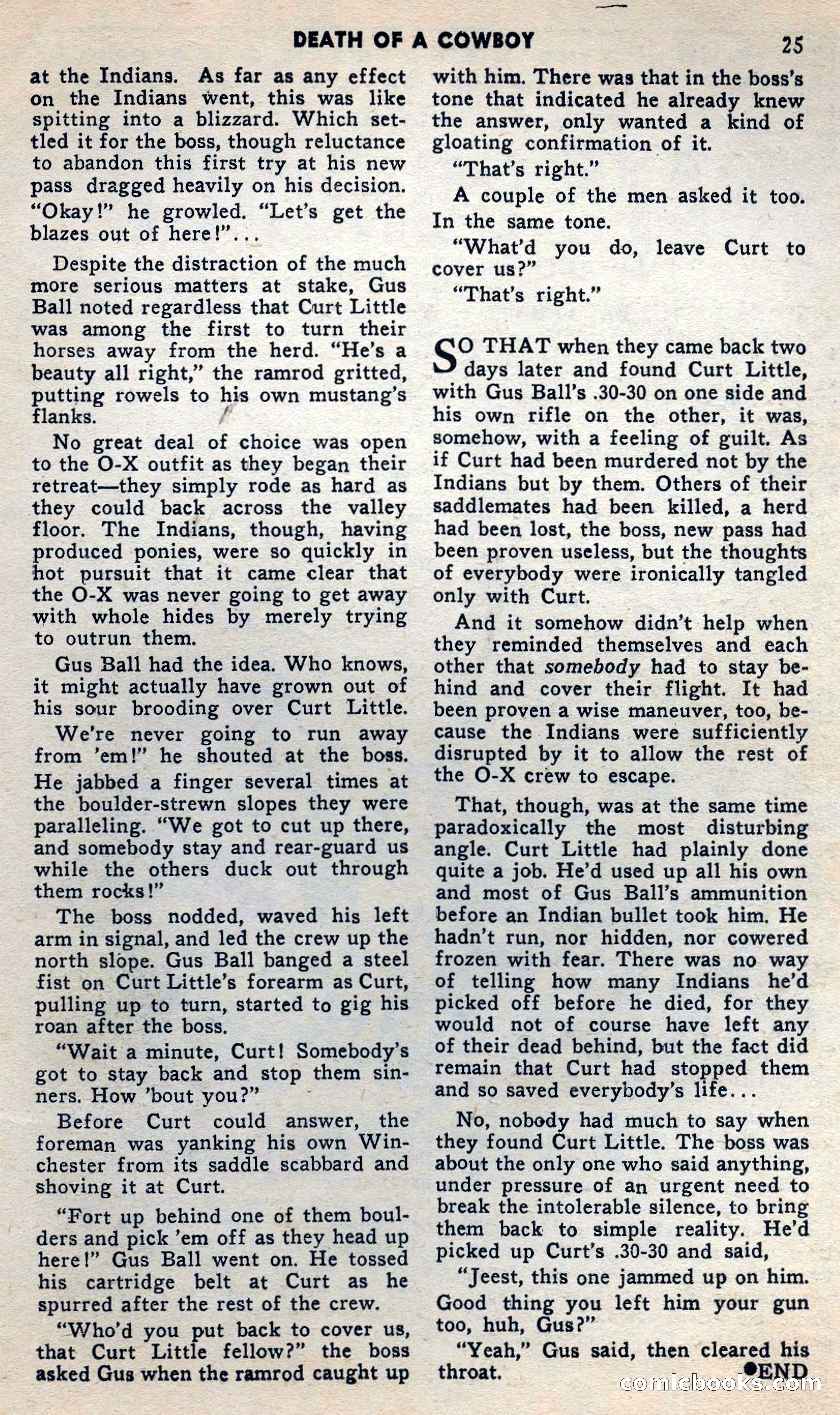 2 Gun Western, May 1957 — page 25 of 101