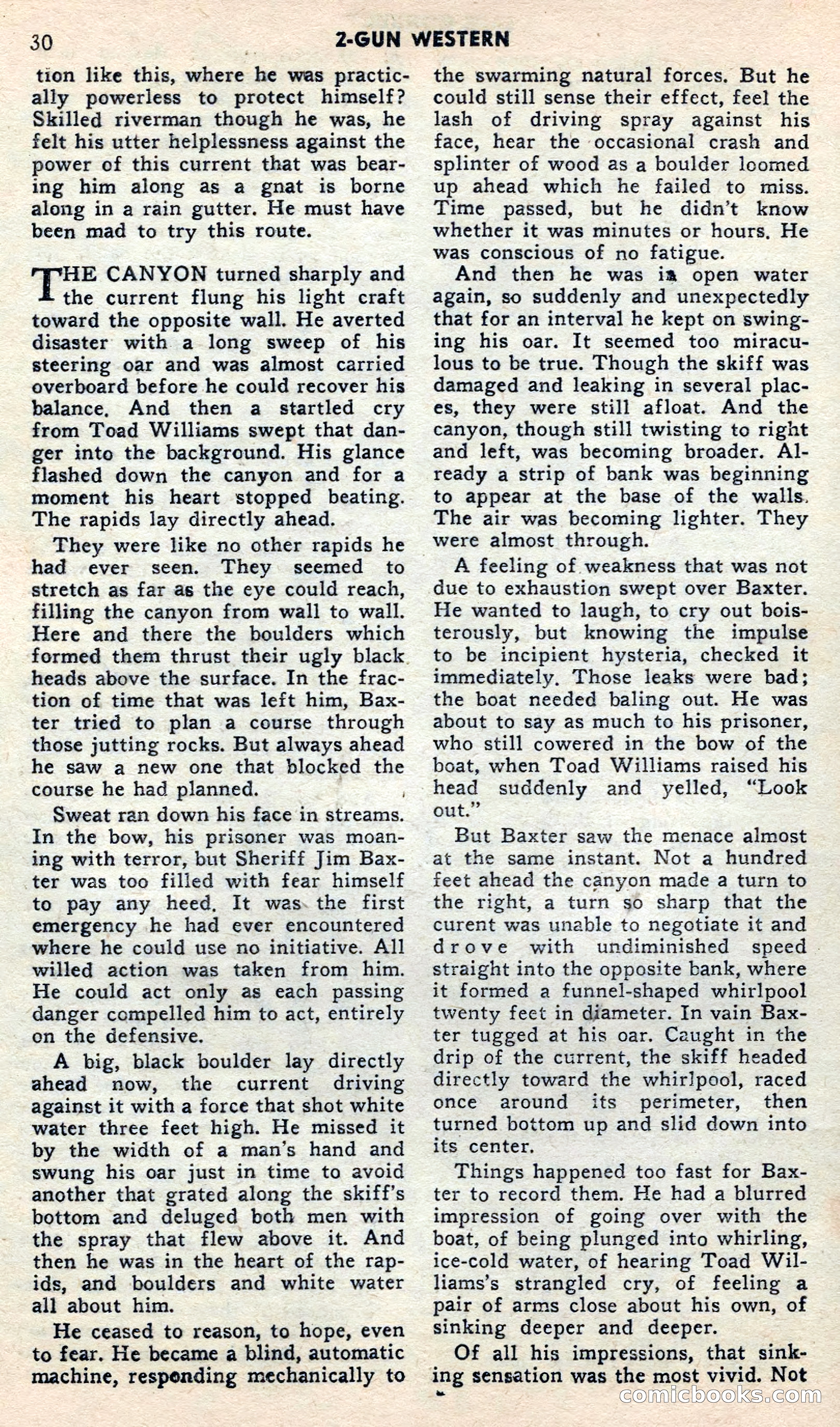 2 Gun Western, May 1957 — page 30 of 101
