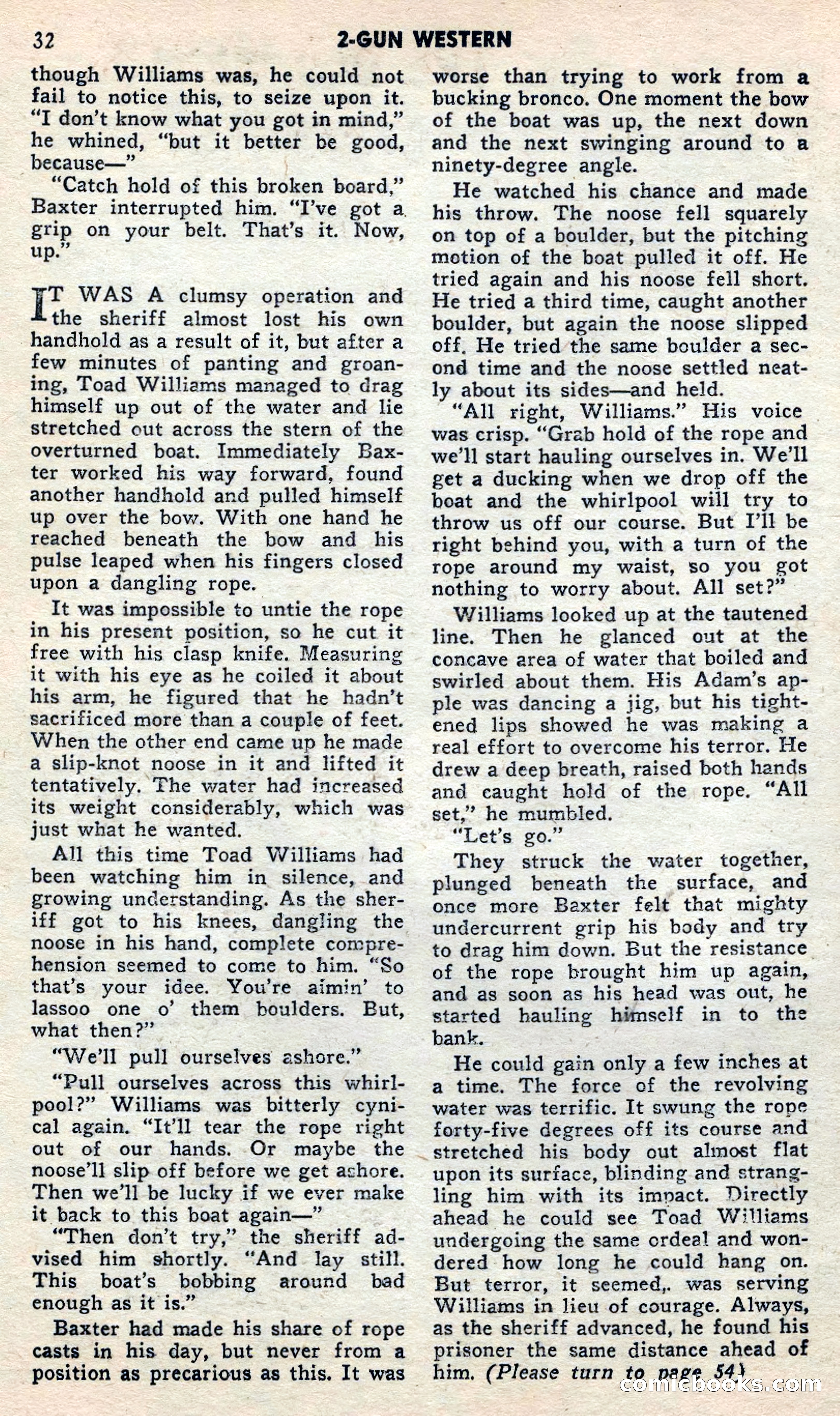 2 Gun Western, May 1957 — page 32 of 101