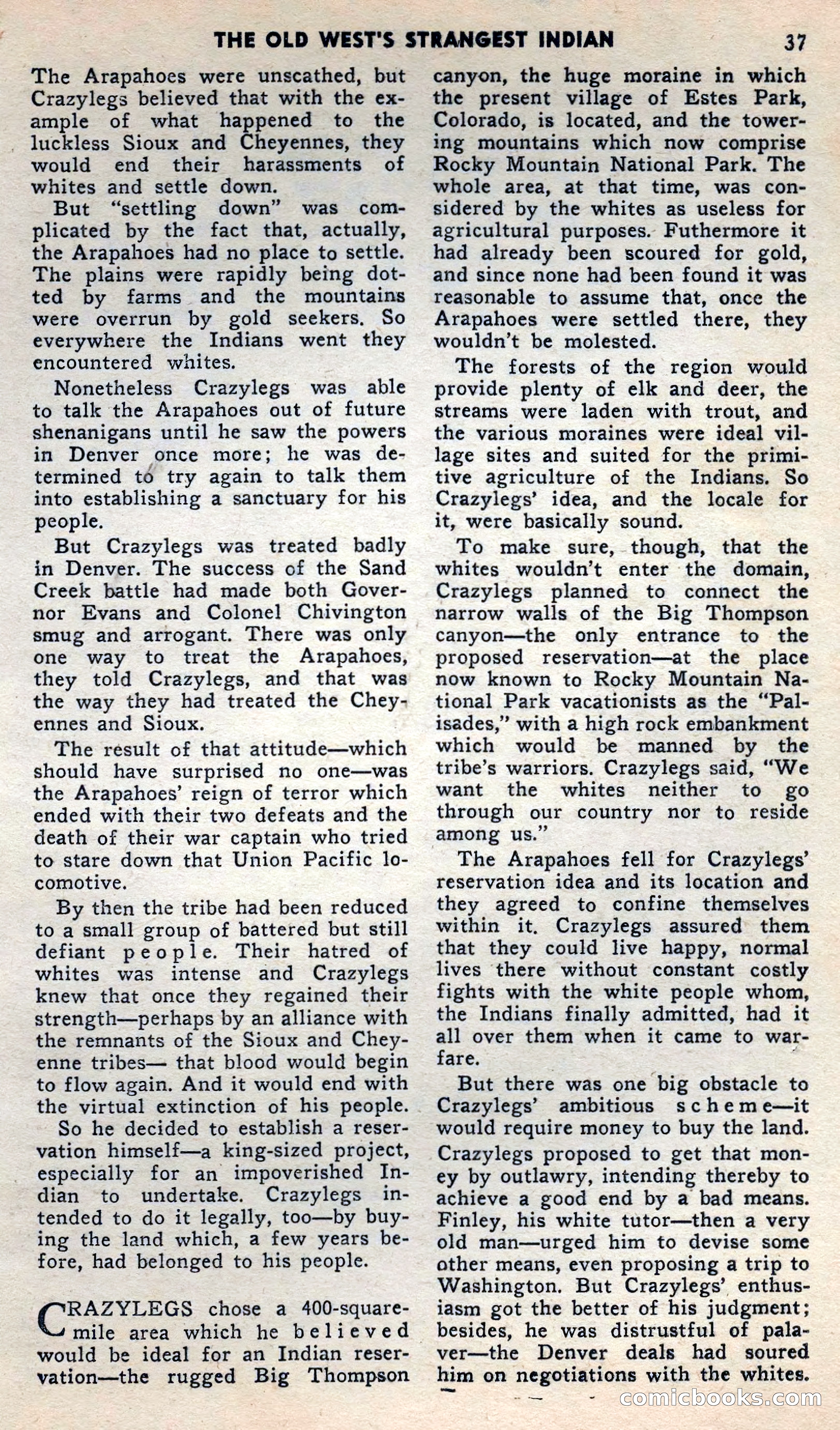 2 Gun Western, May 1957 — page 37 of 101
