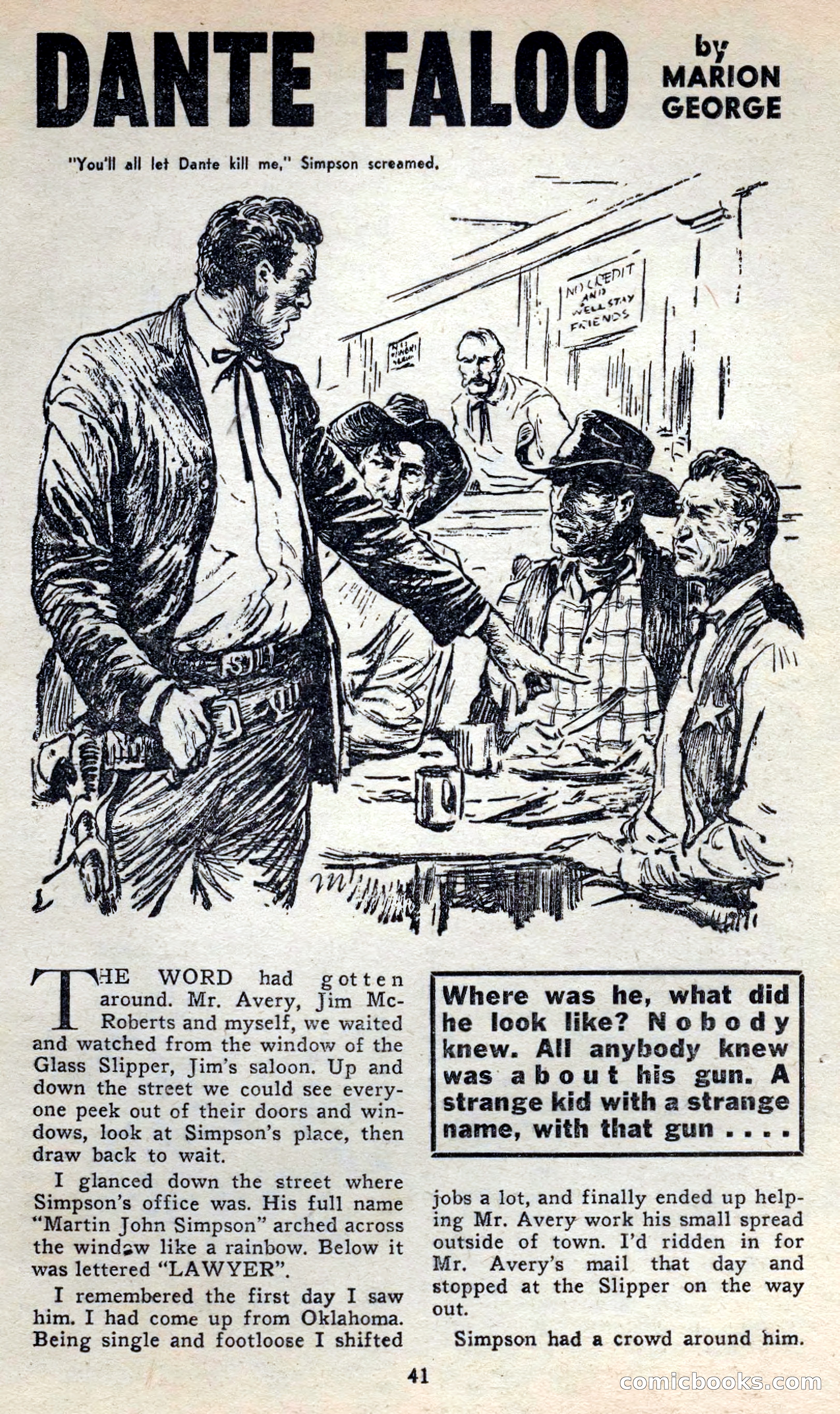 2 Gun Western, May 1957 — page 41 of 101