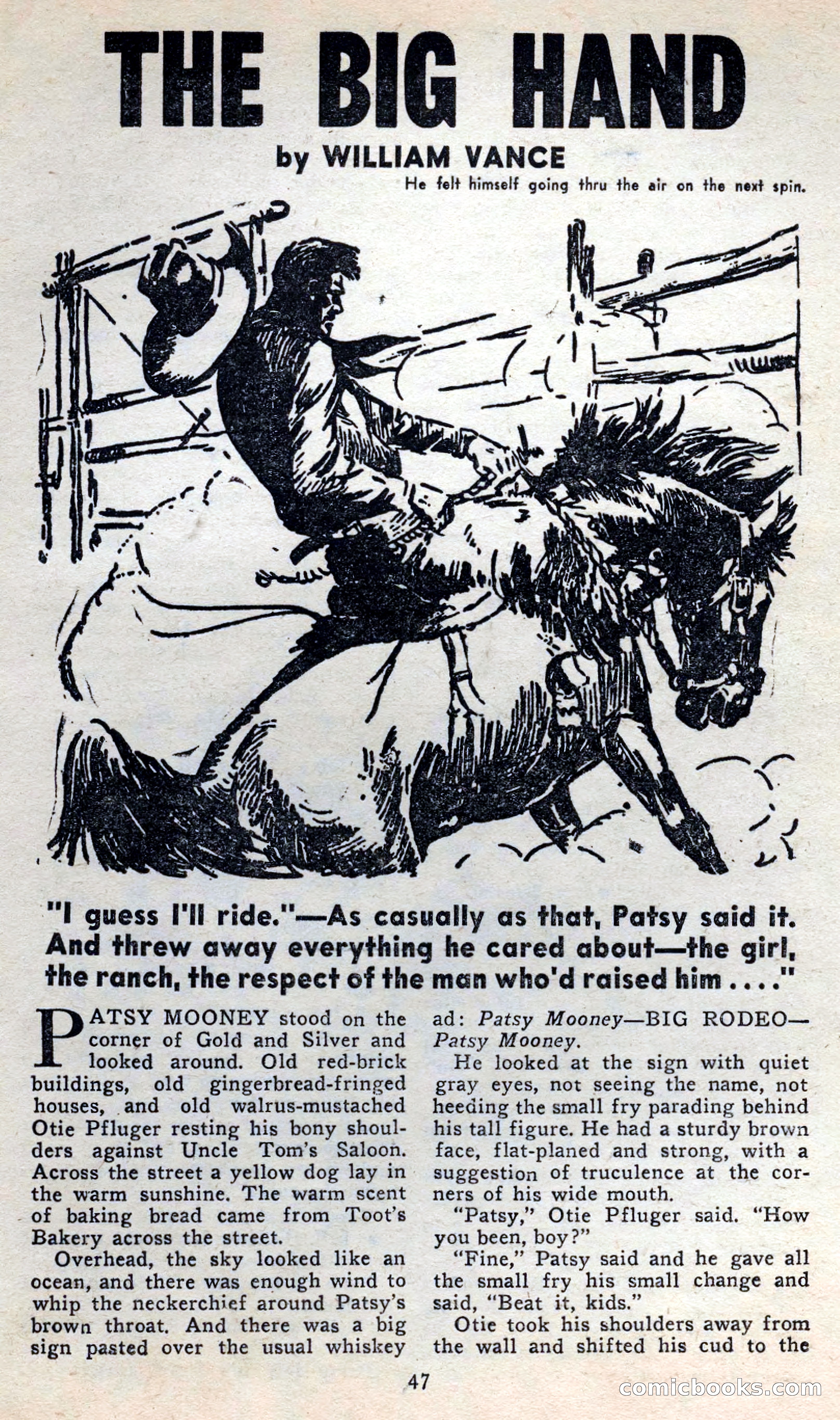 2 Gun Western, May 1957 — page 47 of 101