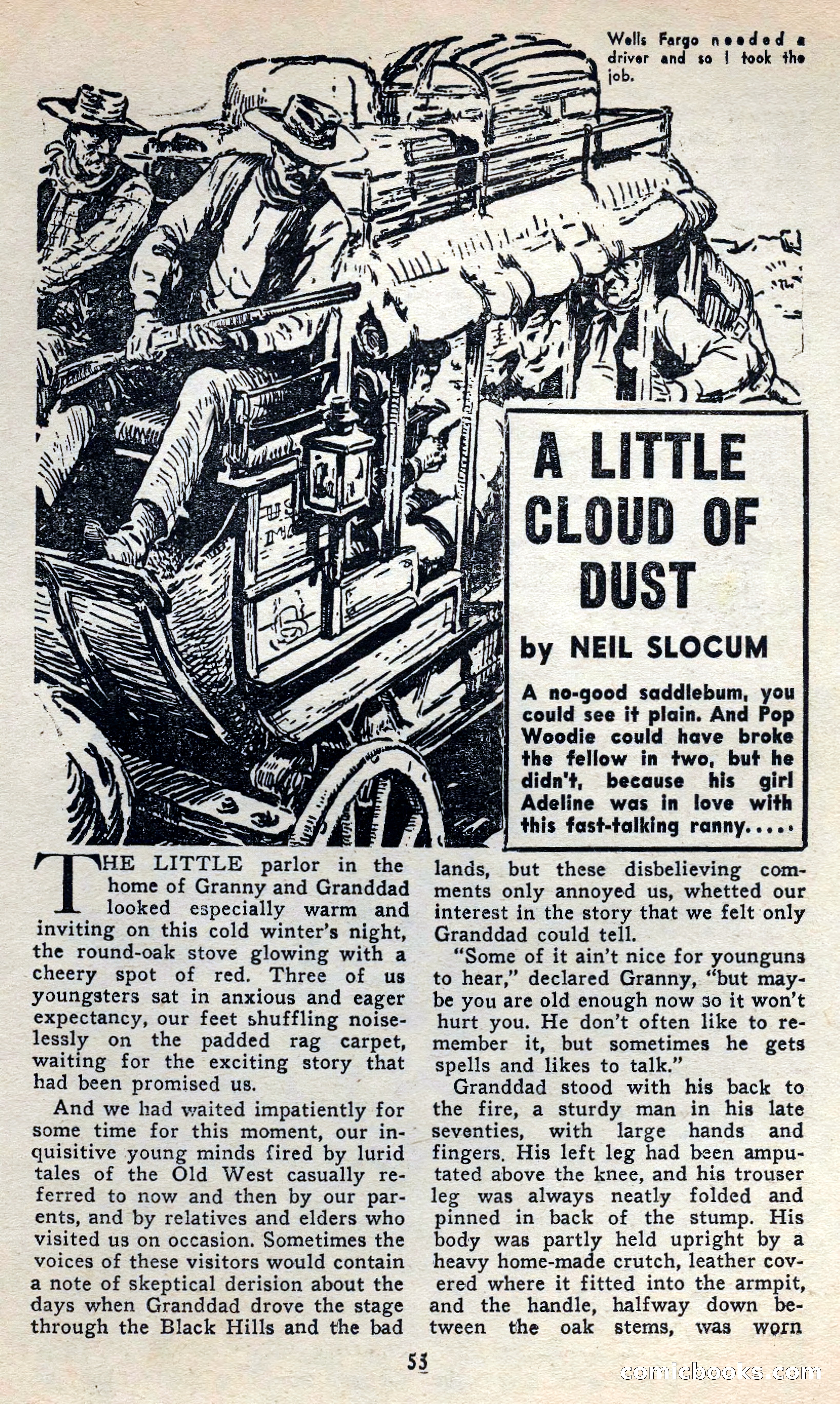 2 Gun Western, May 1957 — page 55 of 101