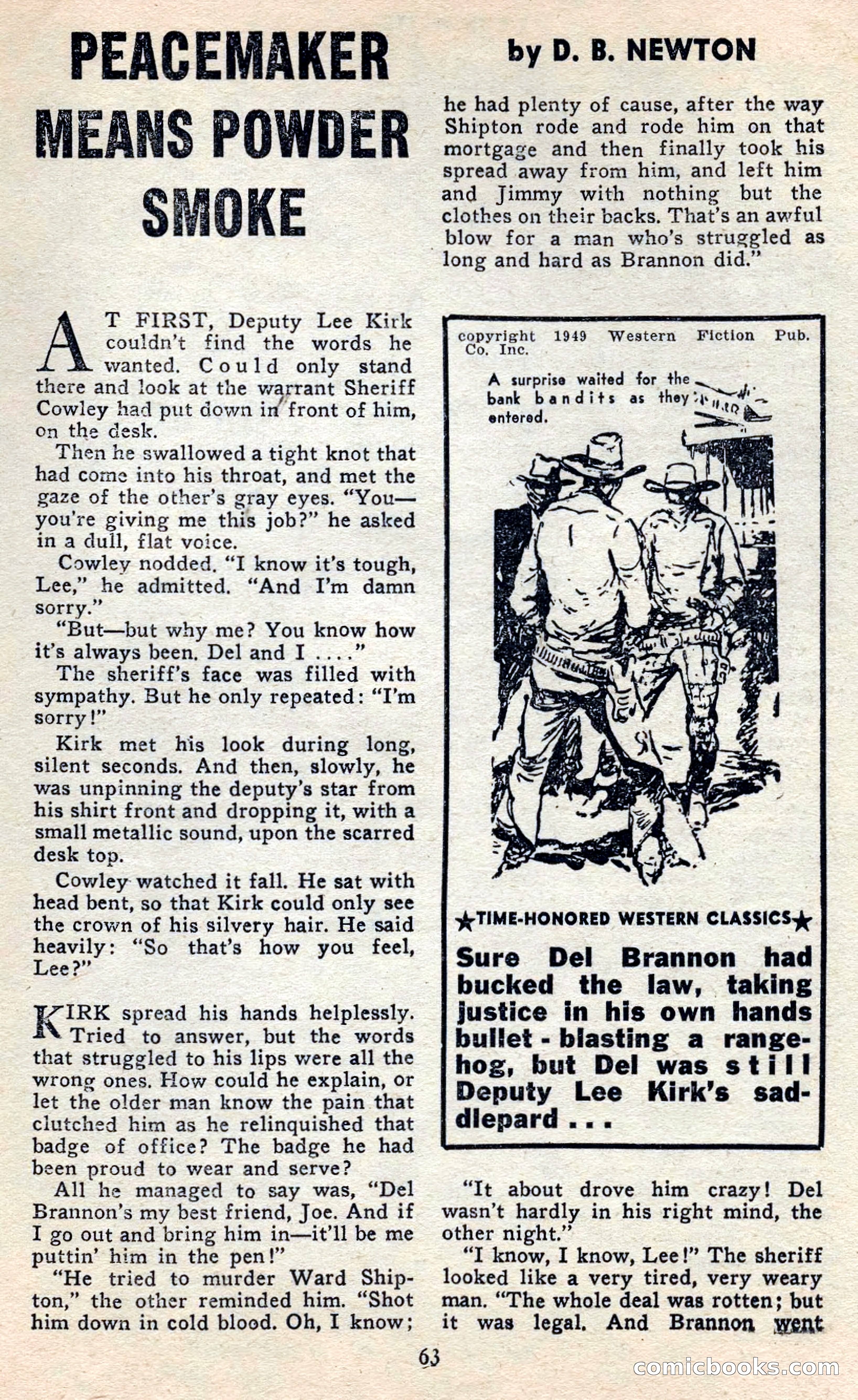 2 Gun Western, May 1957 — page 63 of 101