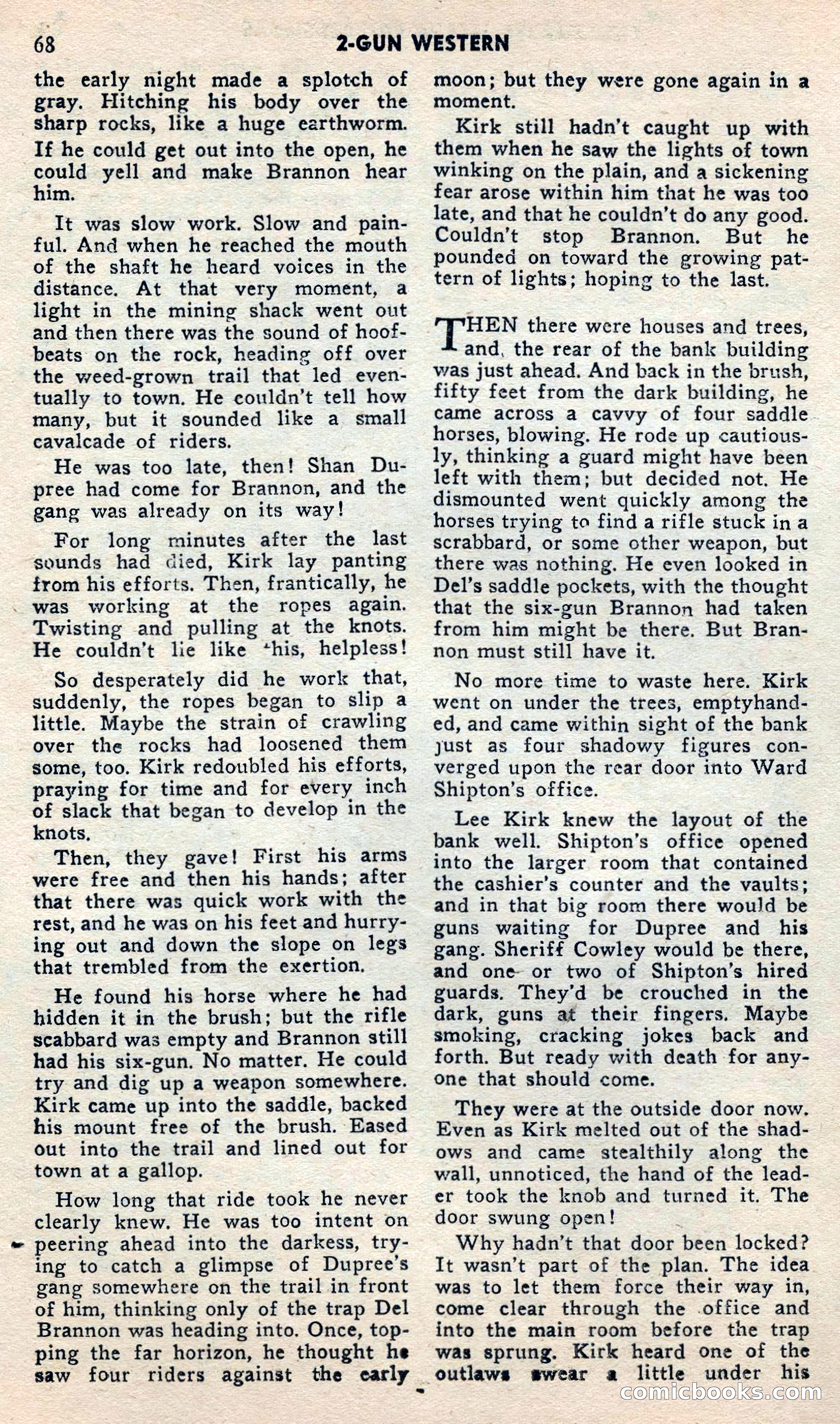 2 Gun Western, May 1957 — page 68 of 101