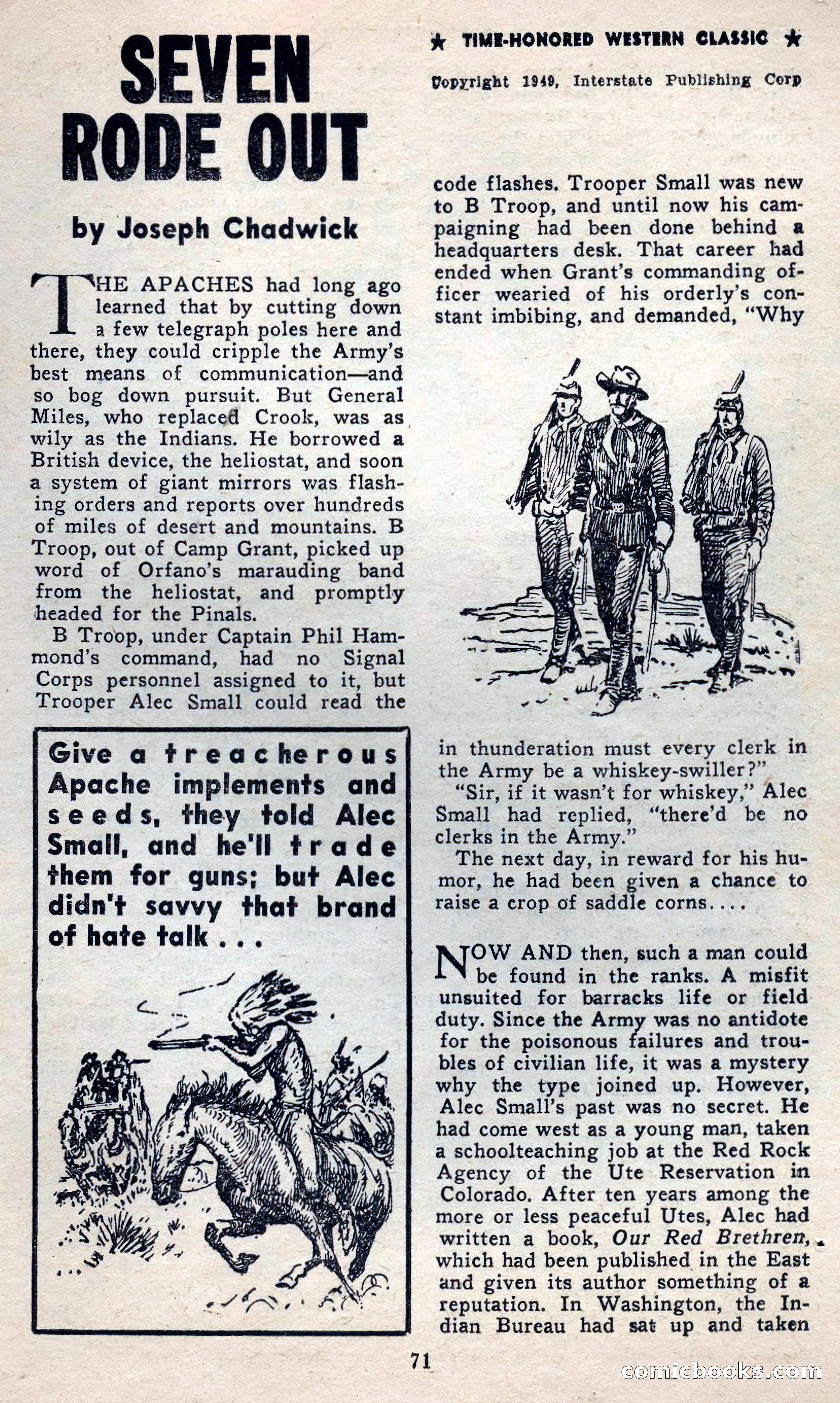 2 Gun Western, May 1957 — page 71 of 101