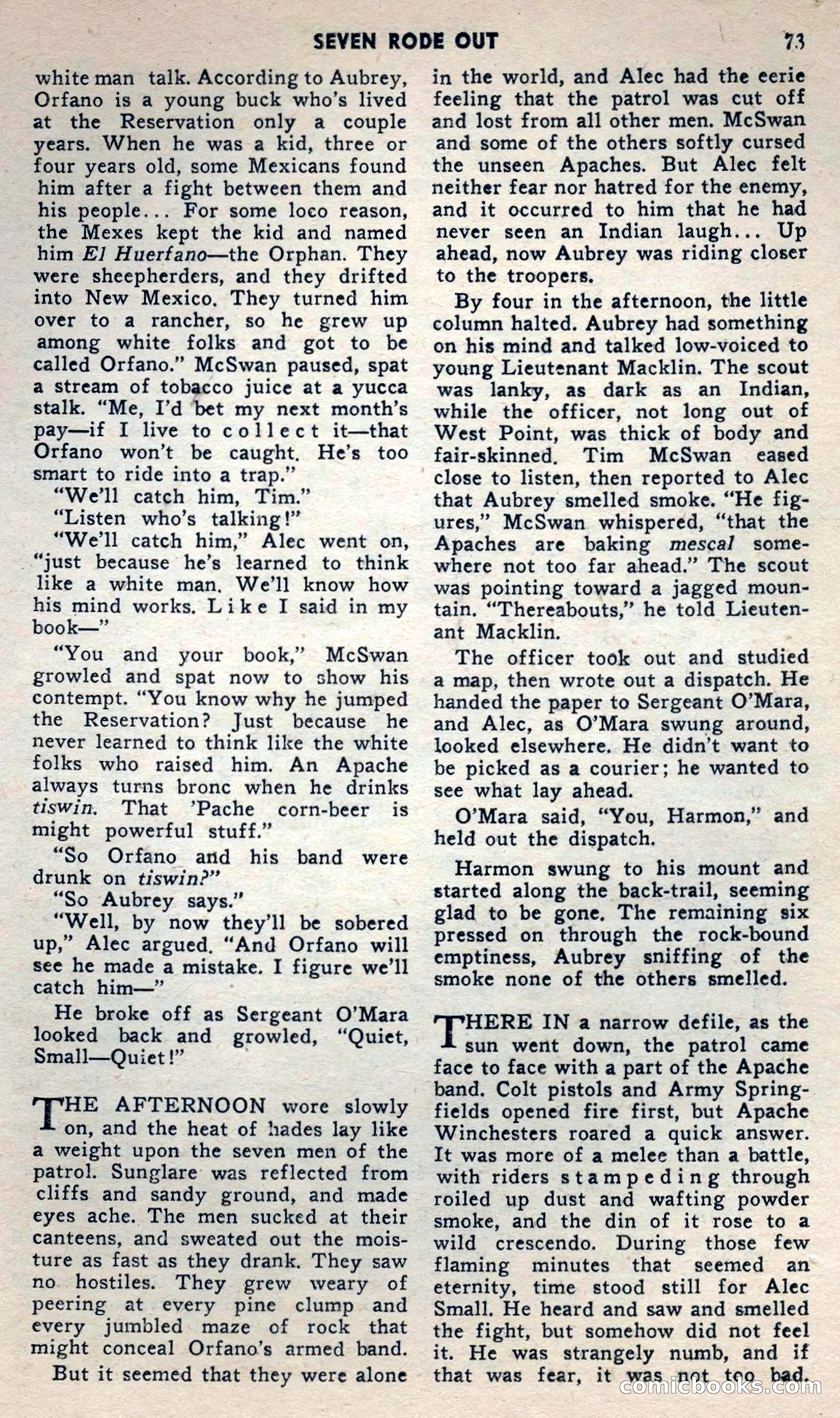 2 Gun Western, May 1957 — page 73 of 101