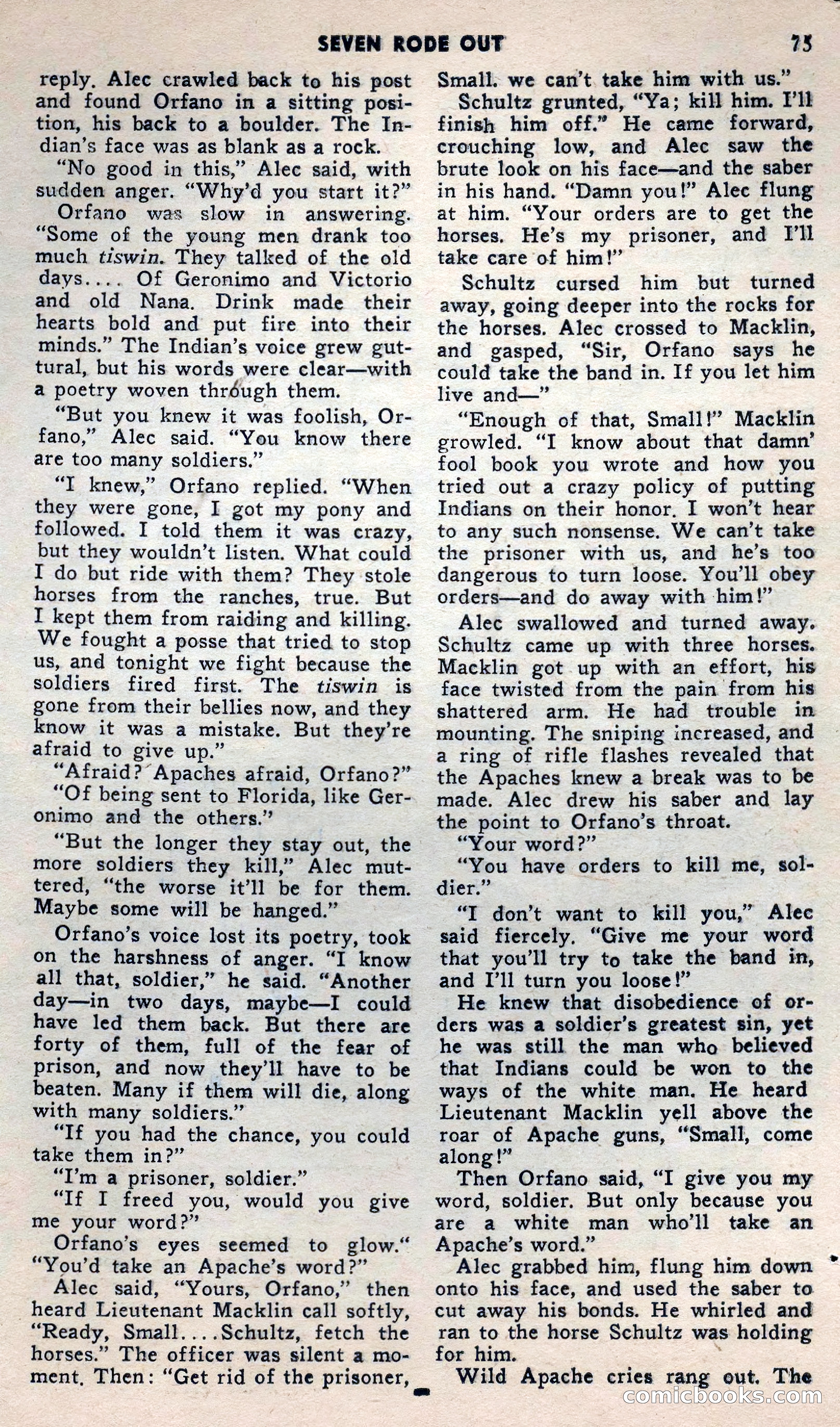 2 Gun Western, May 1957 — page 75 of 101