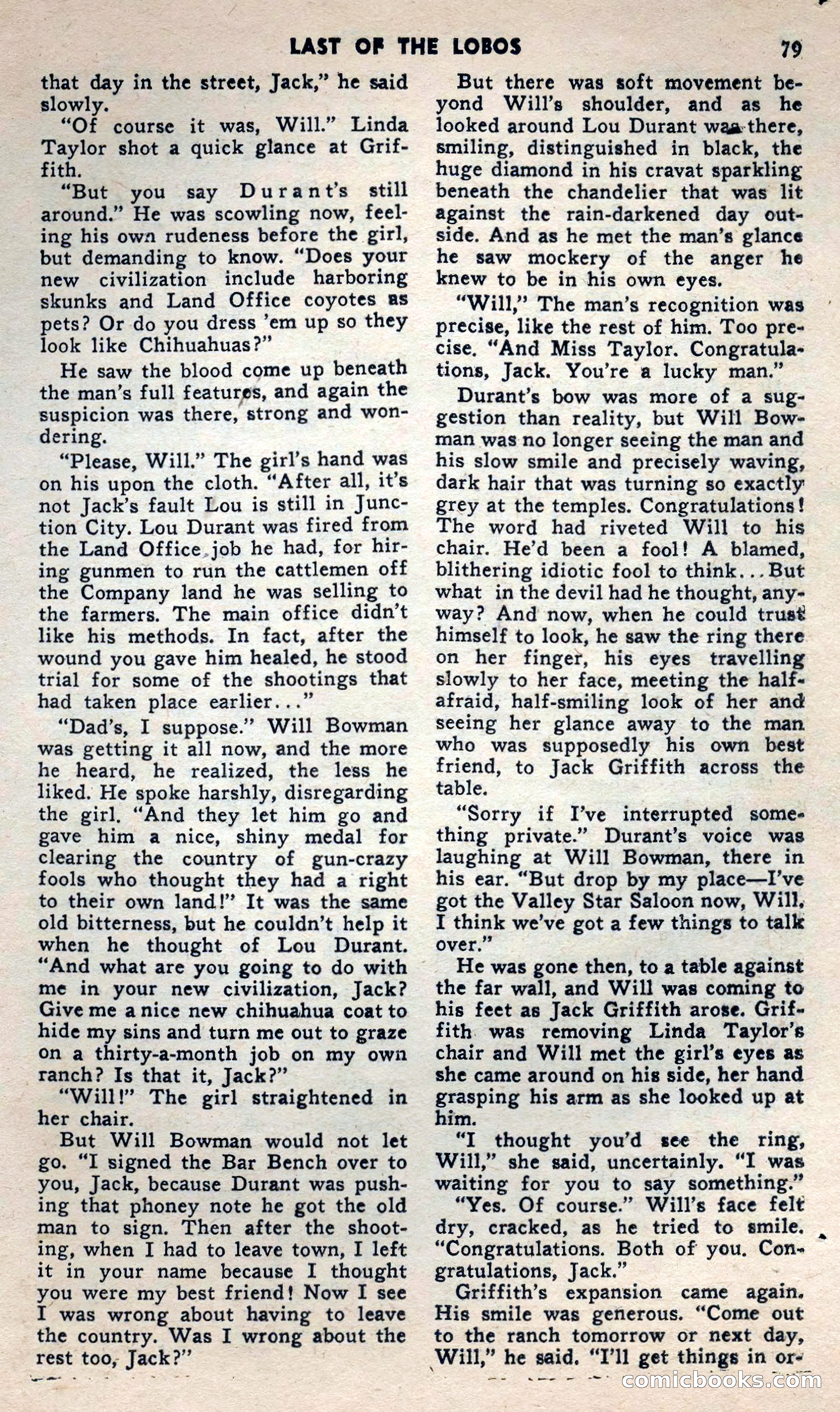 2 Gun Western, May 1957 — page 79 of 101