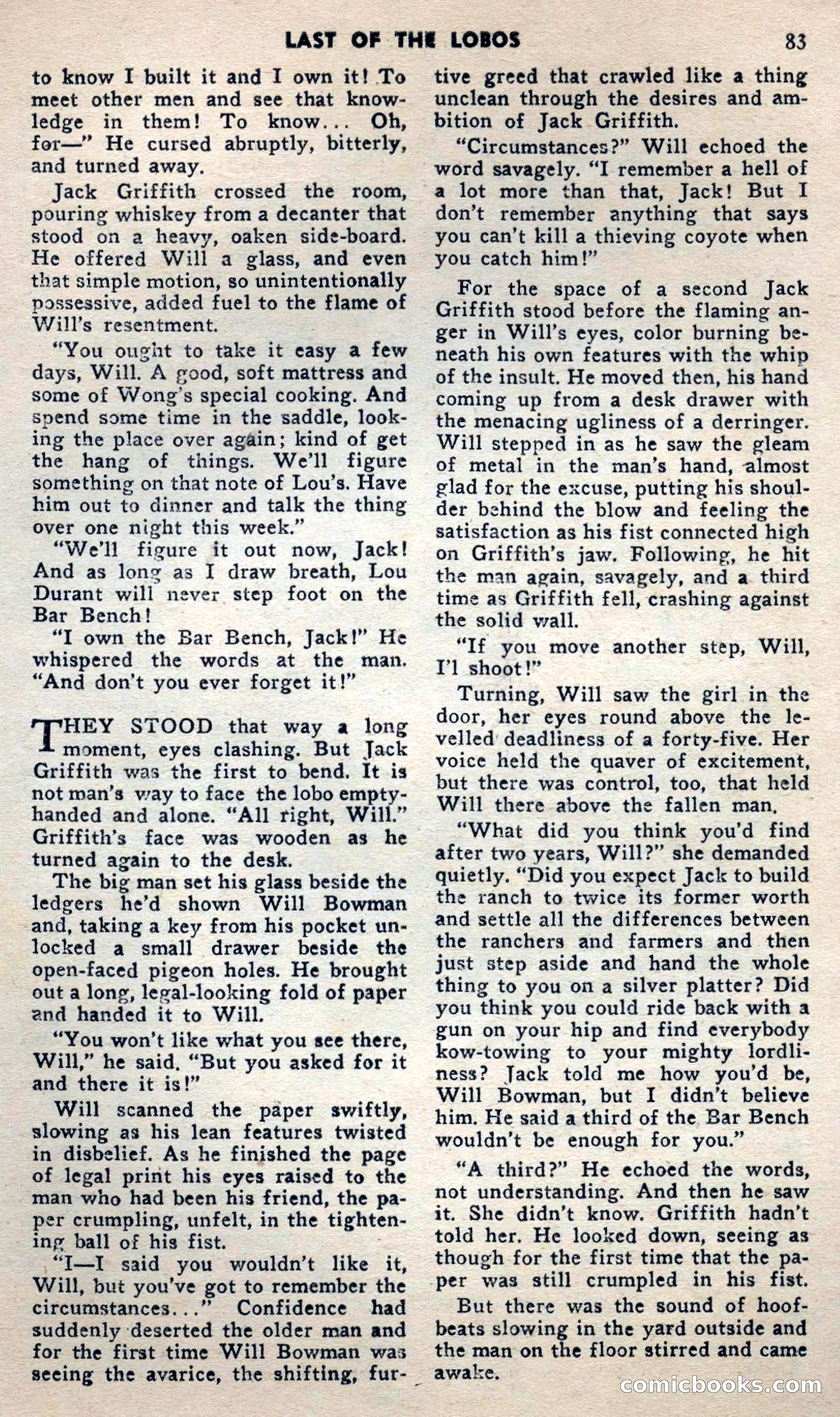 2 Gun Western, May 1957 — page 83 of 101