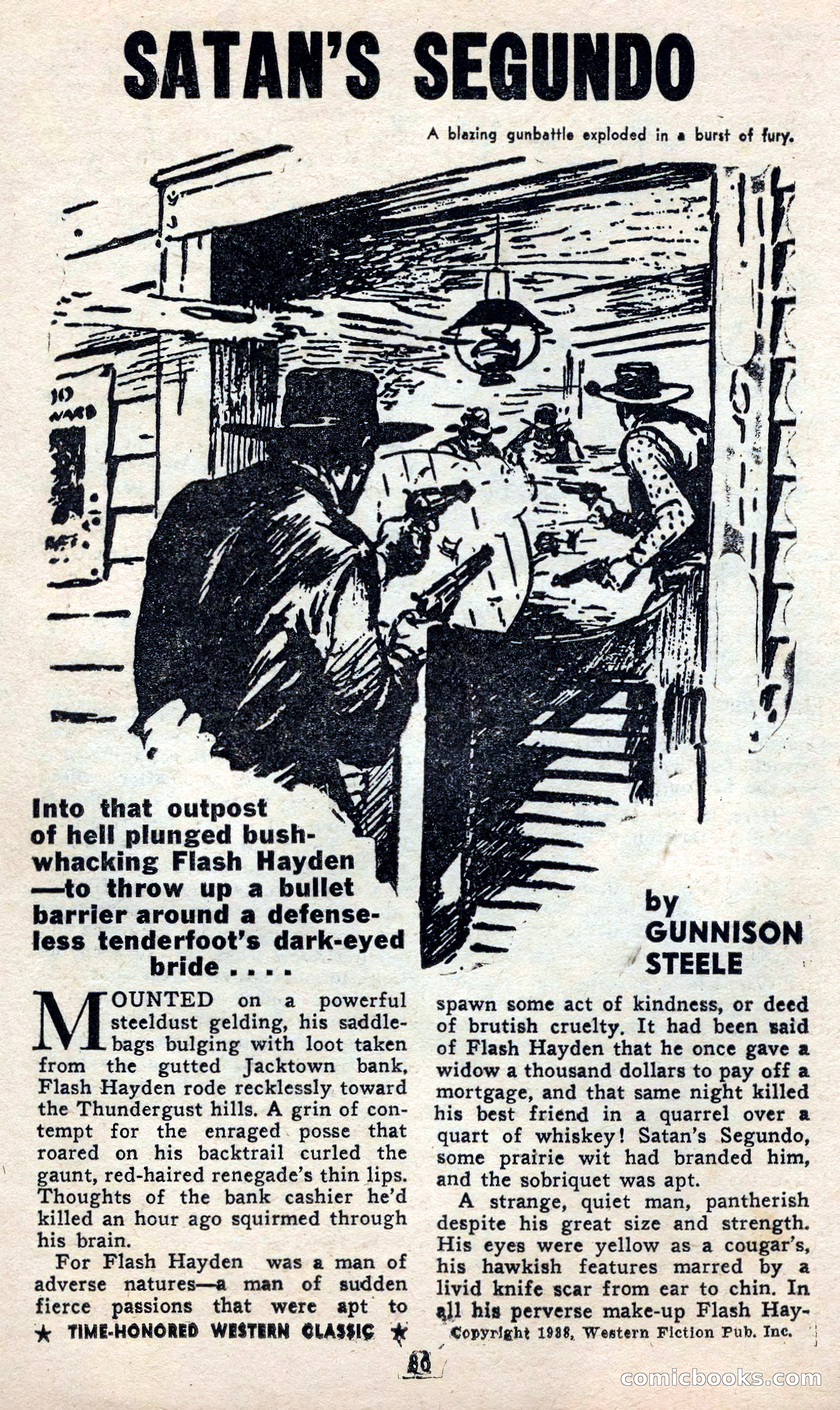 2 Gun Western, May 1957 — page 86 of 101