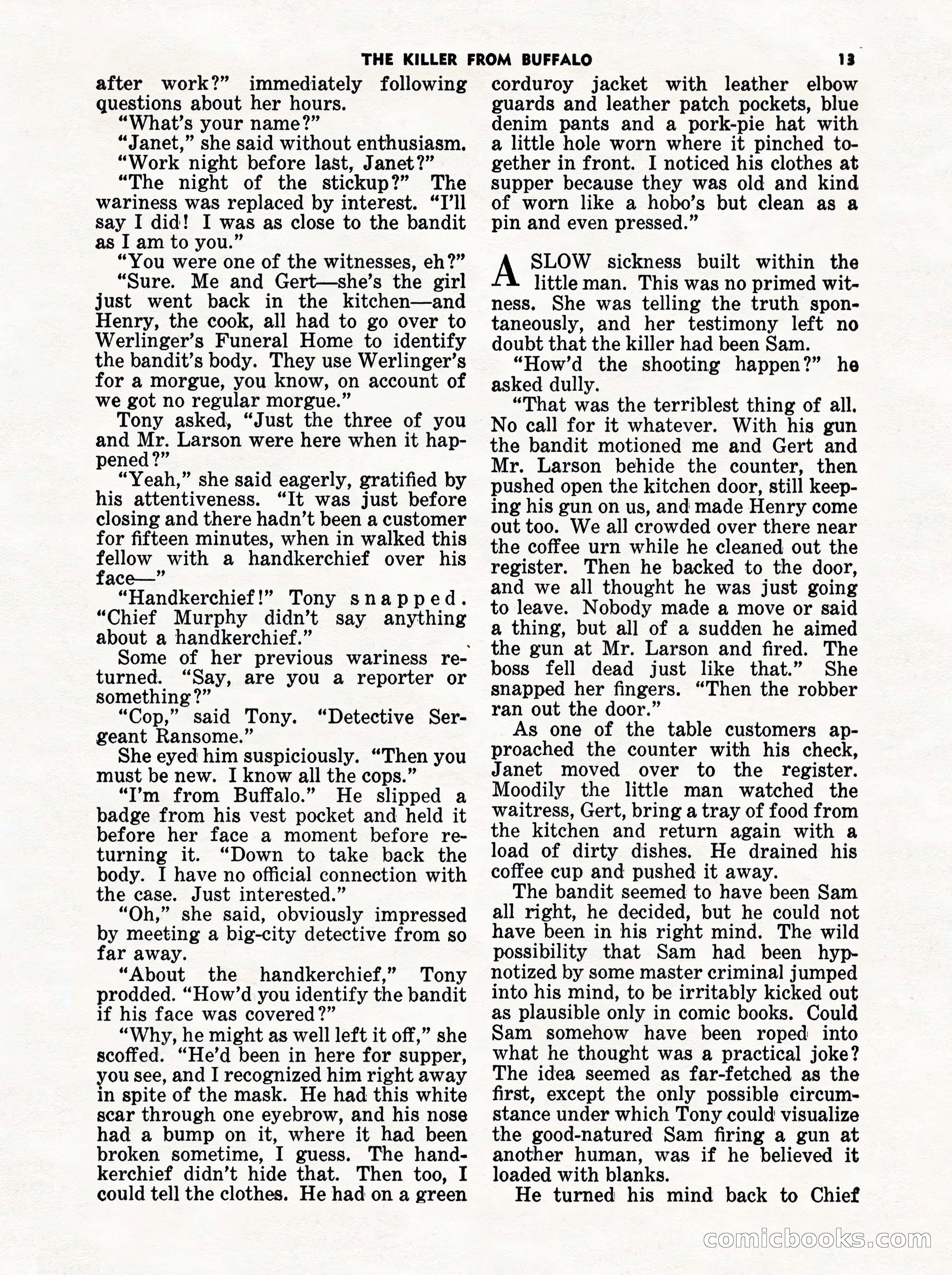 5 Detective Novels Magazine Cover — page 13 of 132