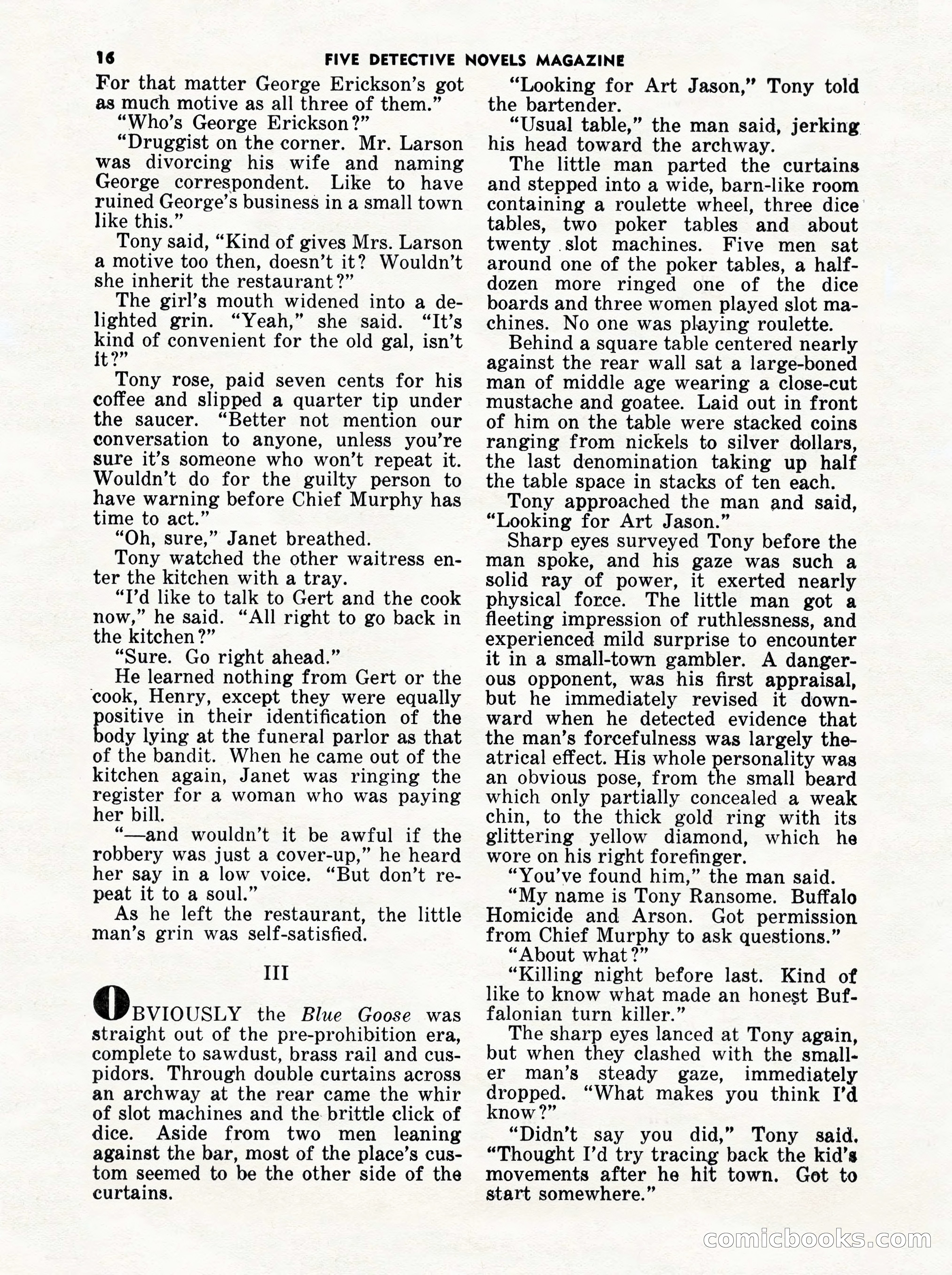5 Detective Novels Magazine Cover — page 16 of 132