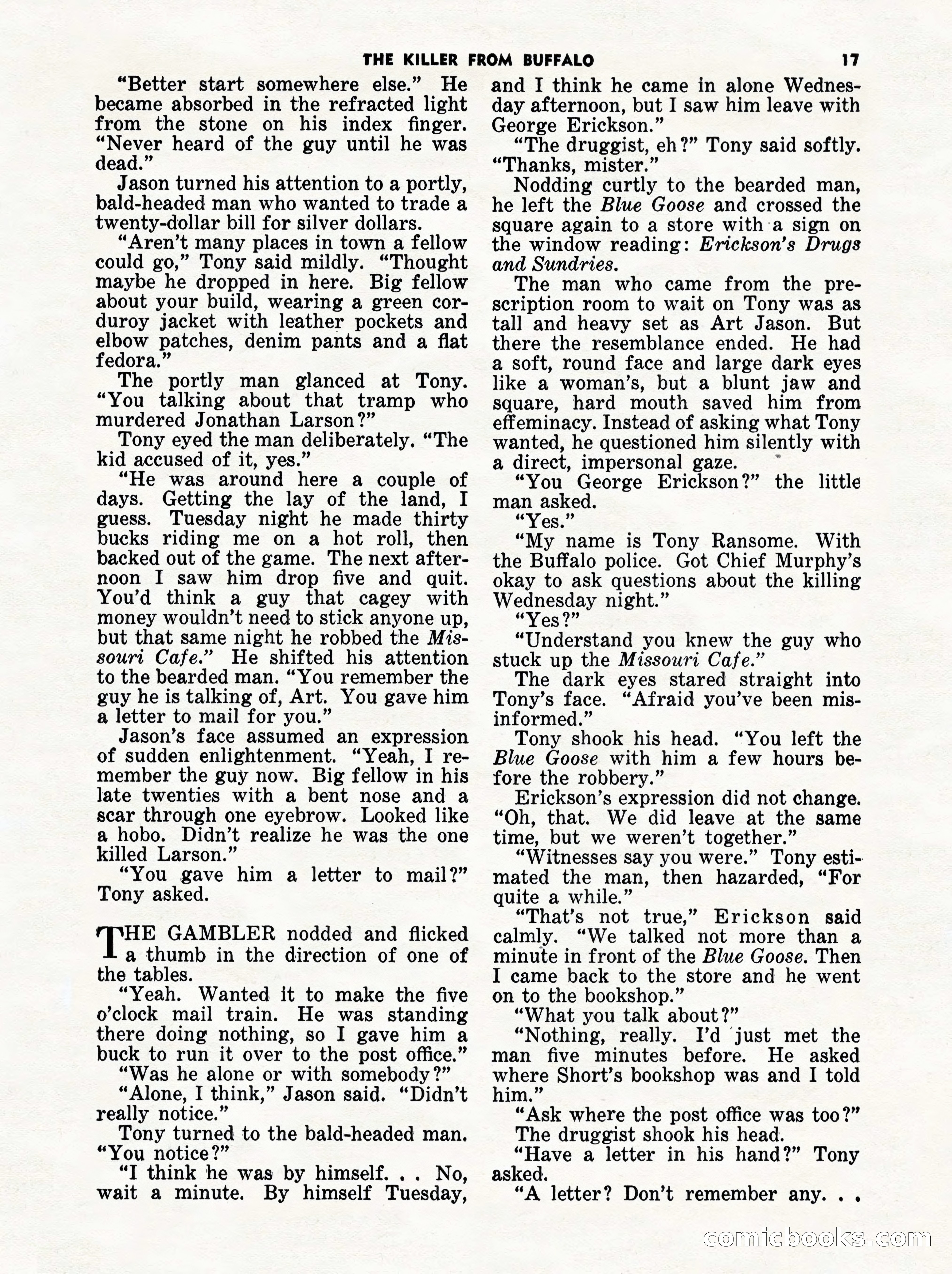 5 Detective Novels Magazine Cover — page 17 of 132