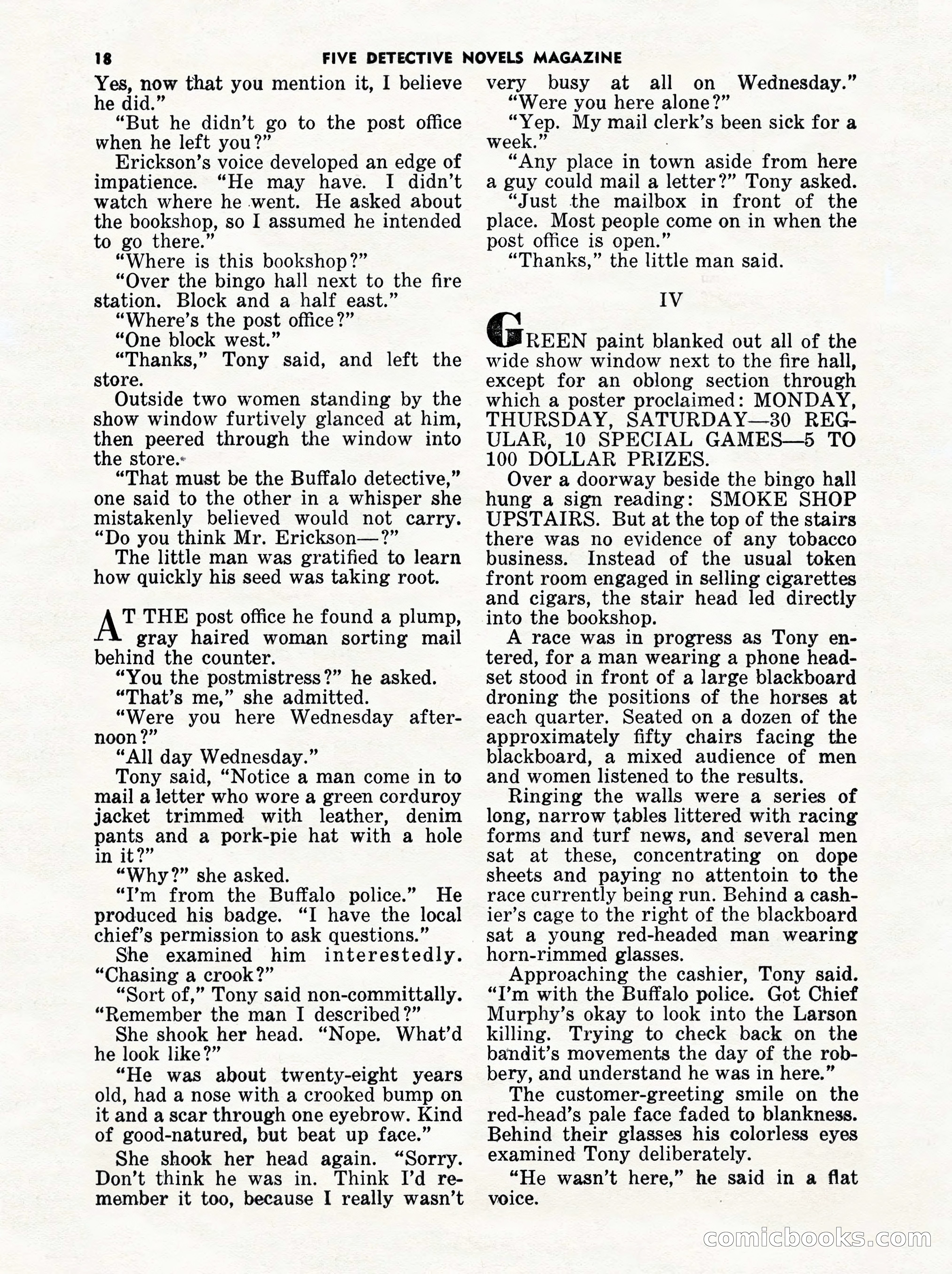 5 Detective Novels Magazine Cover — page 18 of 132