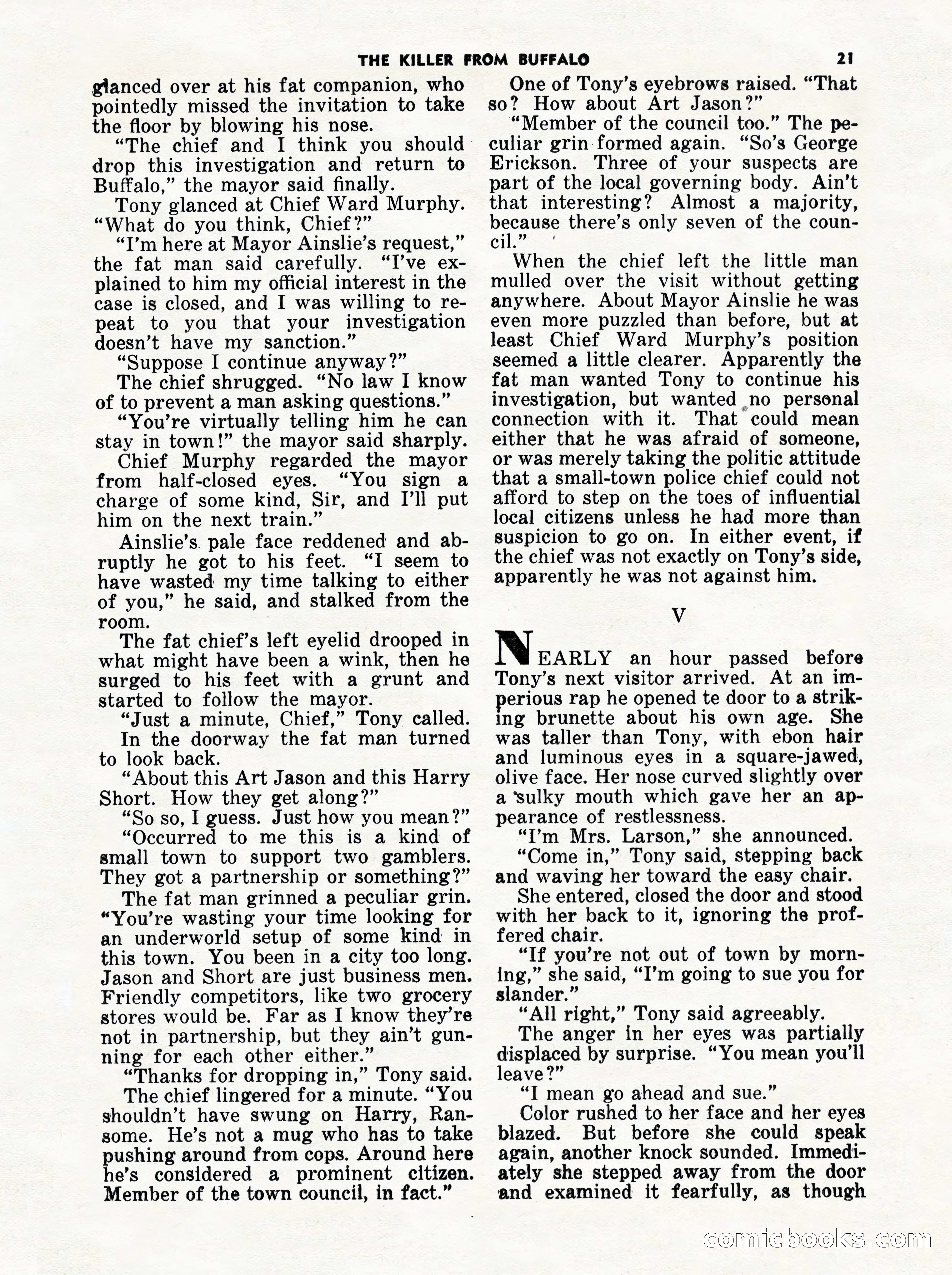 5 Detective Novels Magazine Cover — page 21 of 132