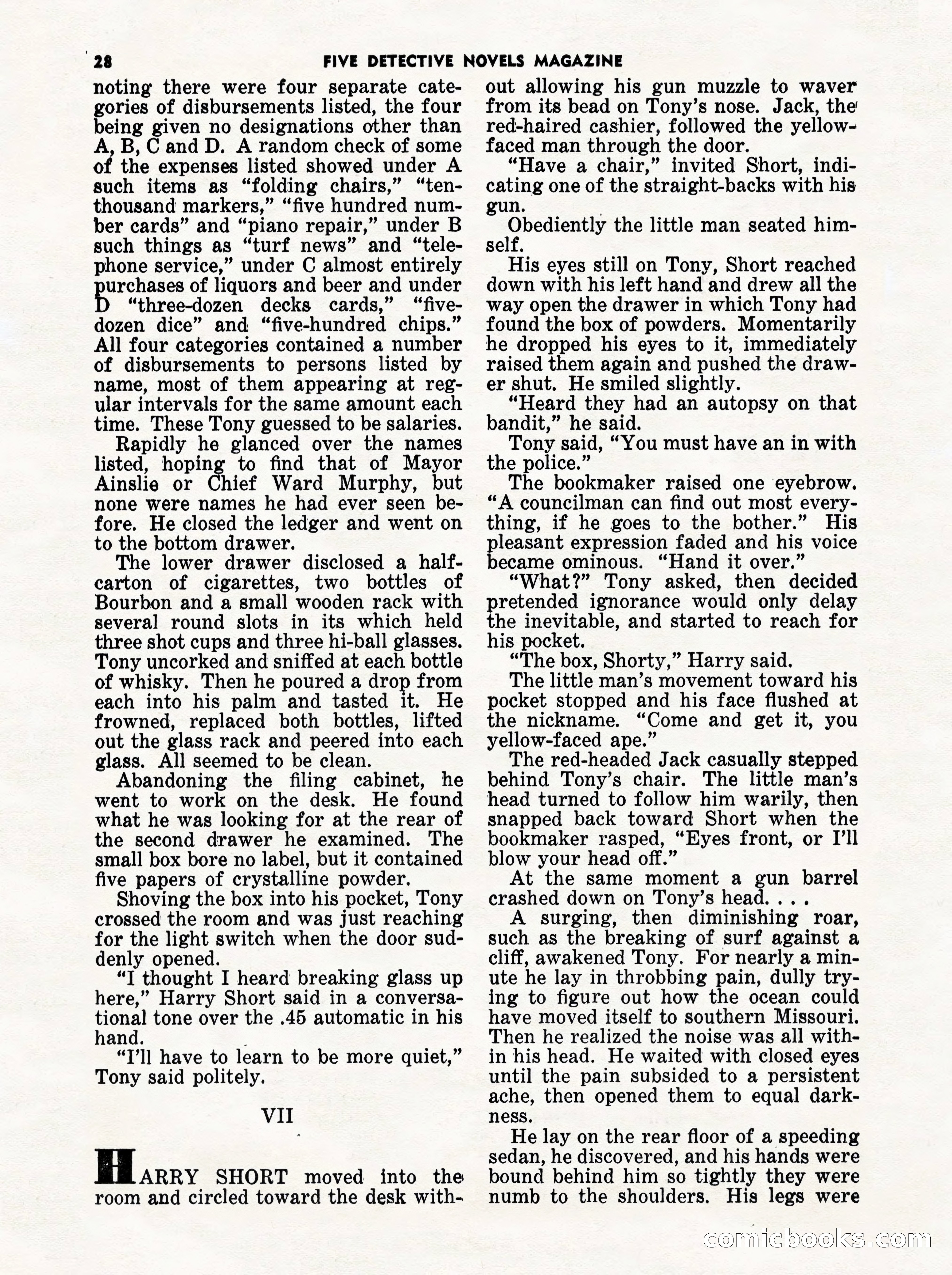 5 Detective Novels Magazine Cover — page 28 of 132