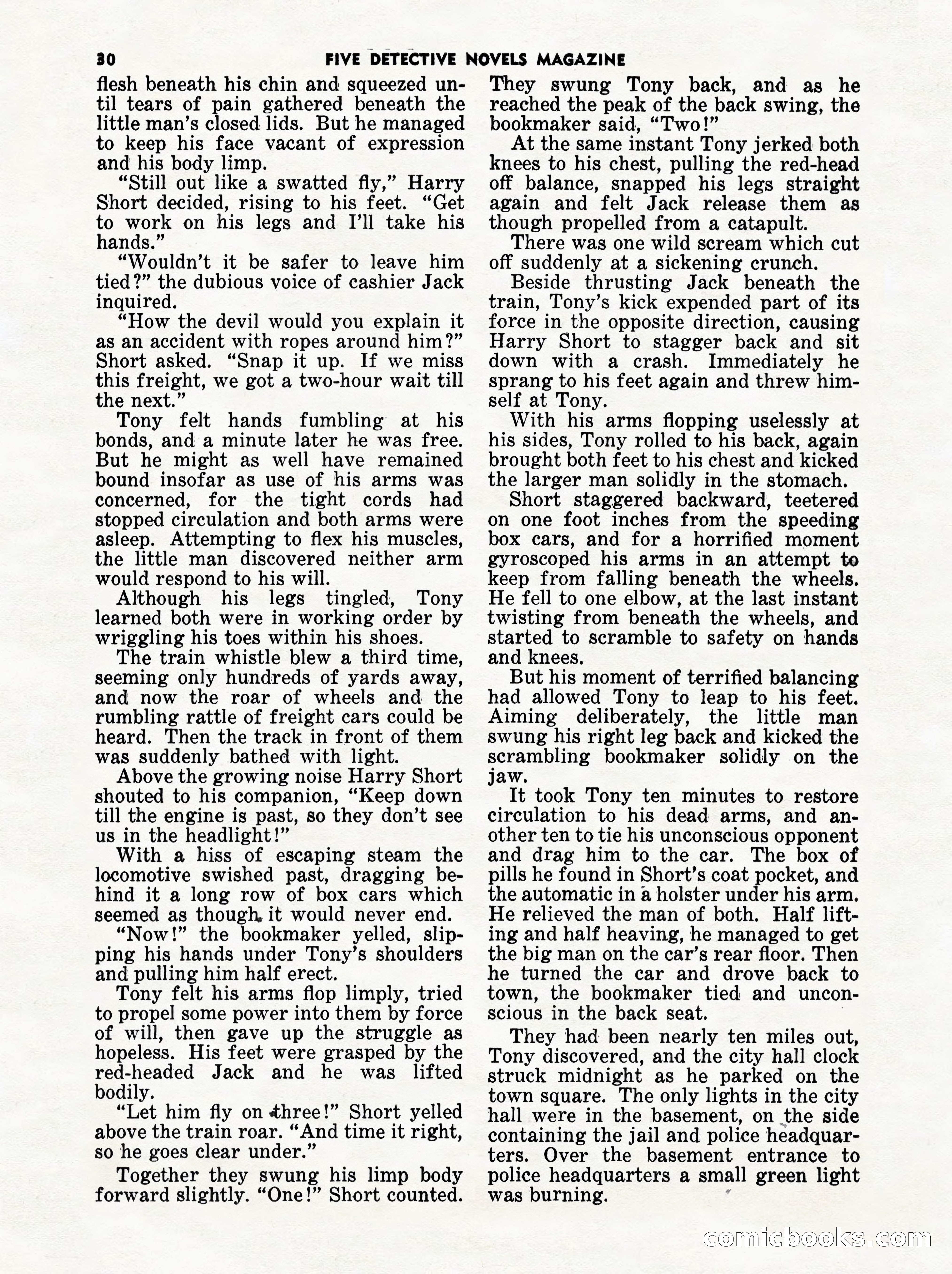 5 Detective Novels Magazine Cover — page 30 of 132