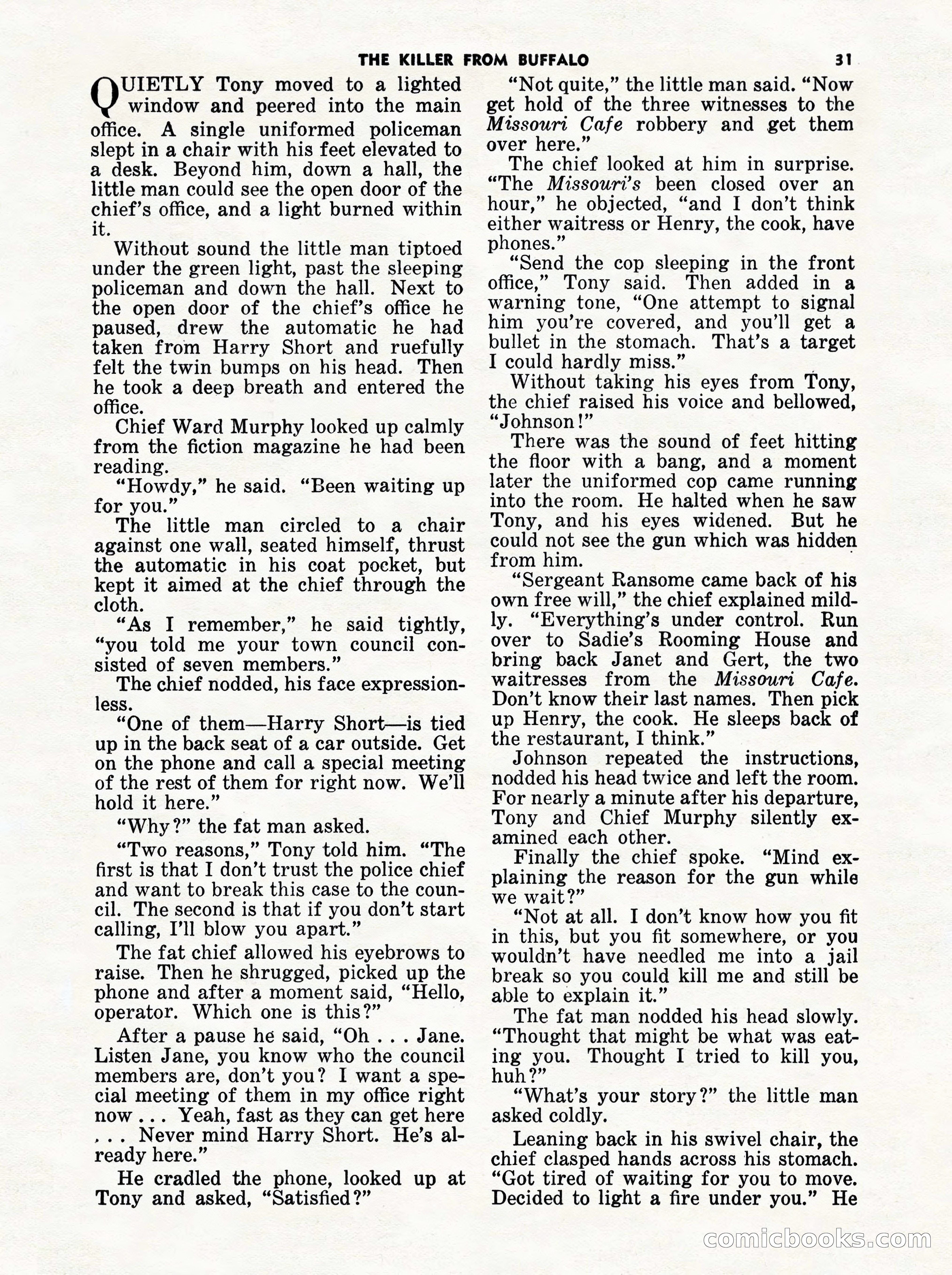 5 Detective Novels Magazine Cover — page 31 of 132
