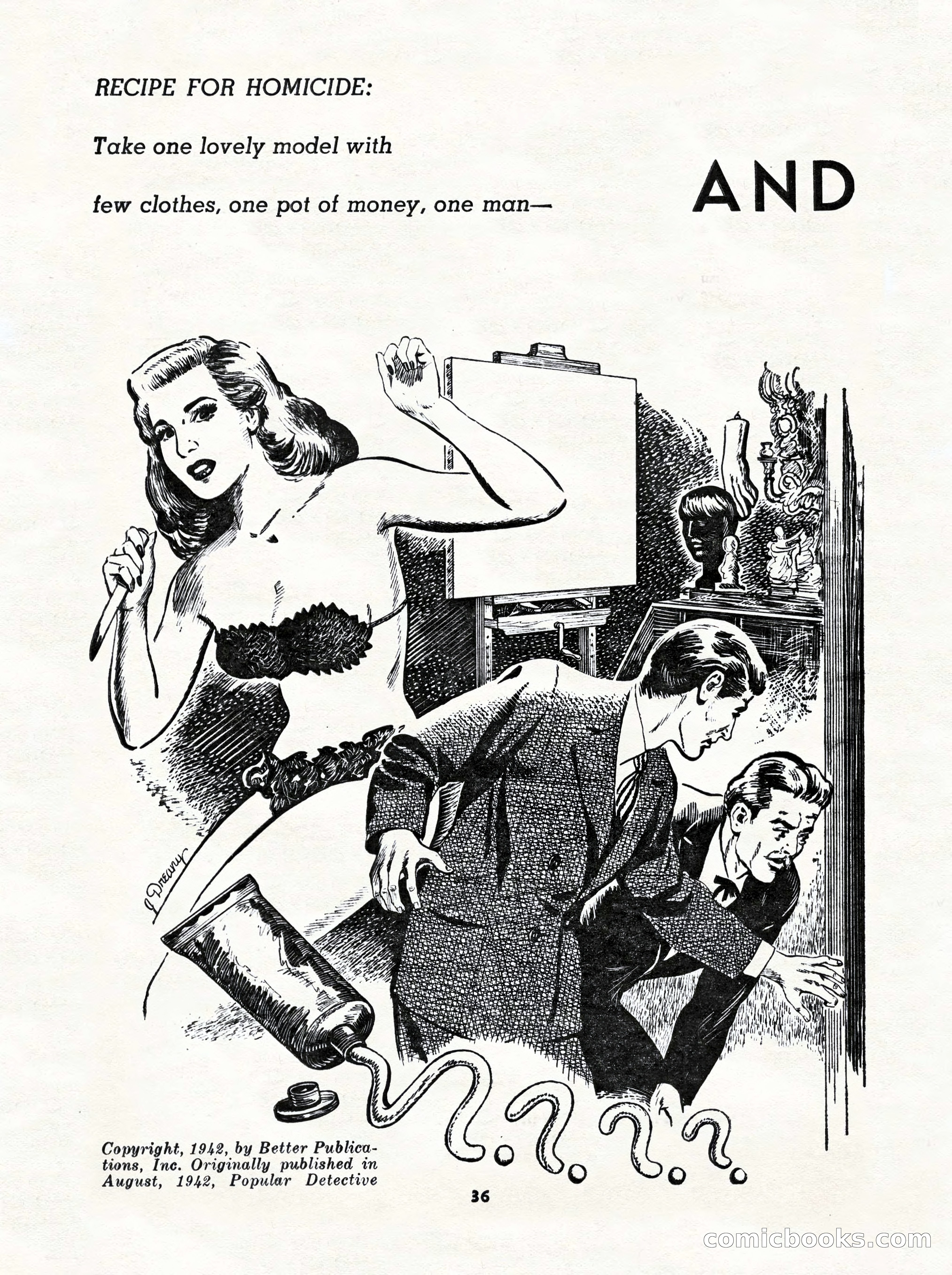 5 Detective Novels Magazine Cover — page 36 of 132