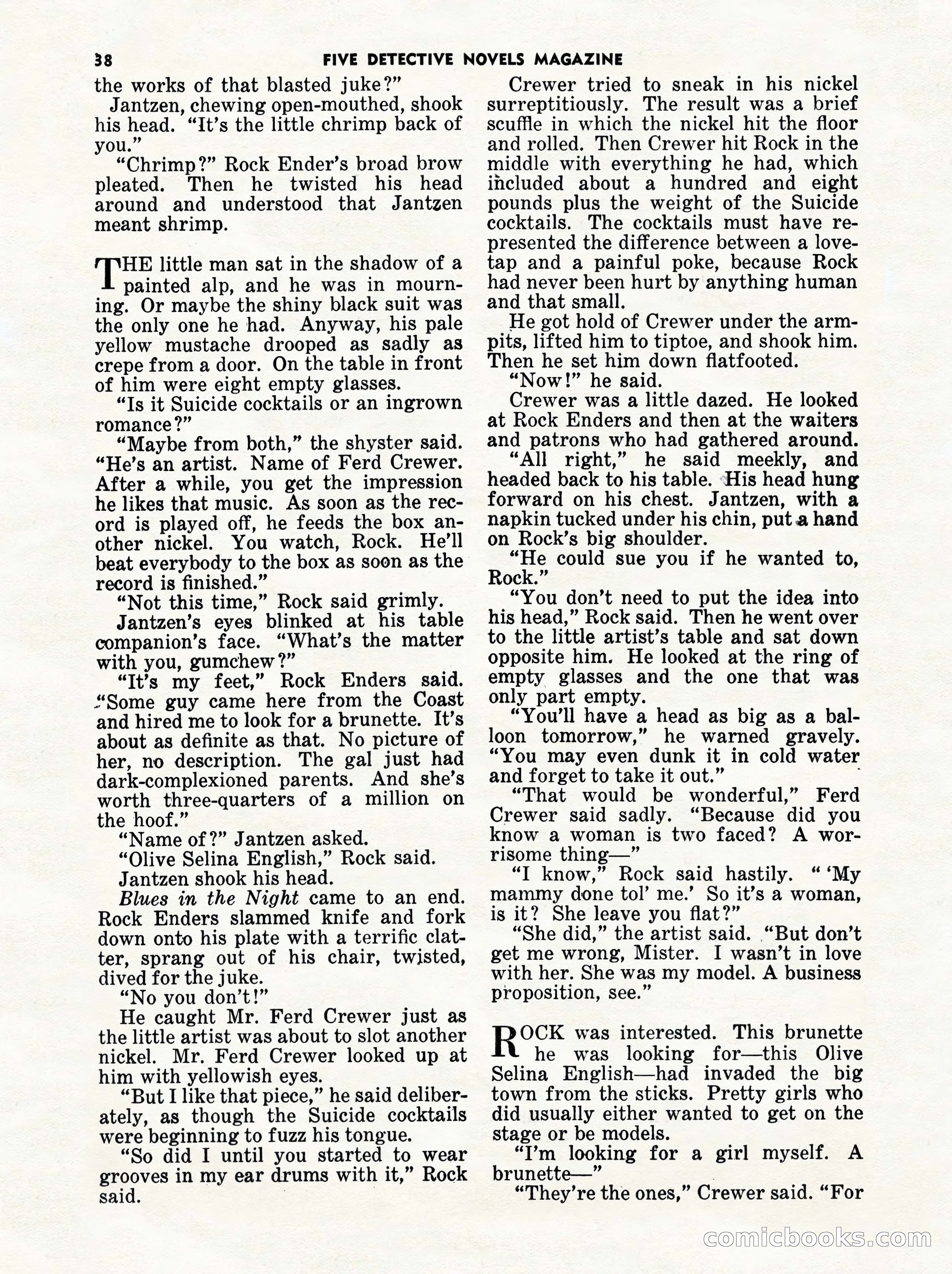5 Detective Novels Magazine Cover — page 38 of 132