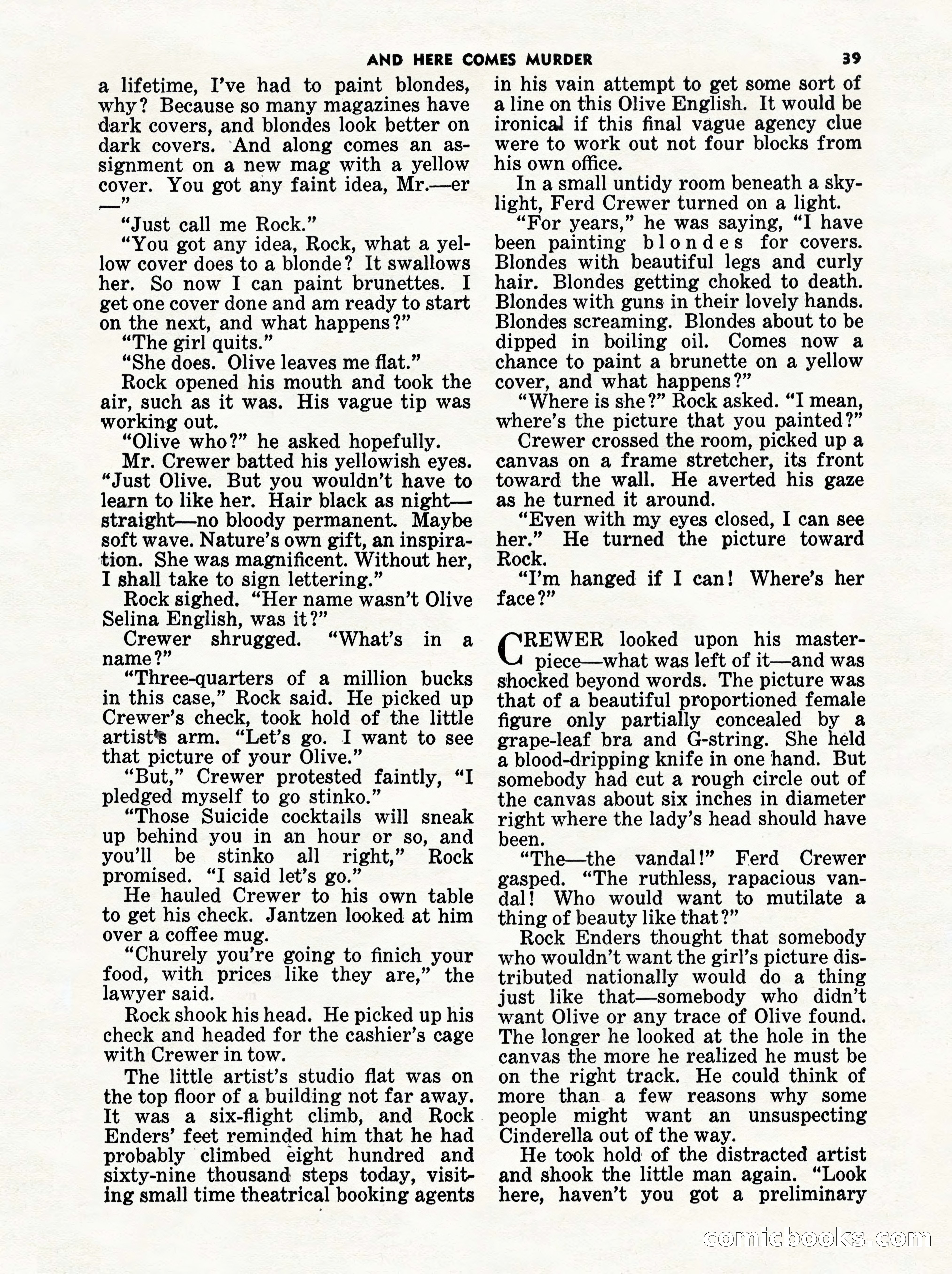 5 Detective Novels Magazine Cover — page 39 of 132