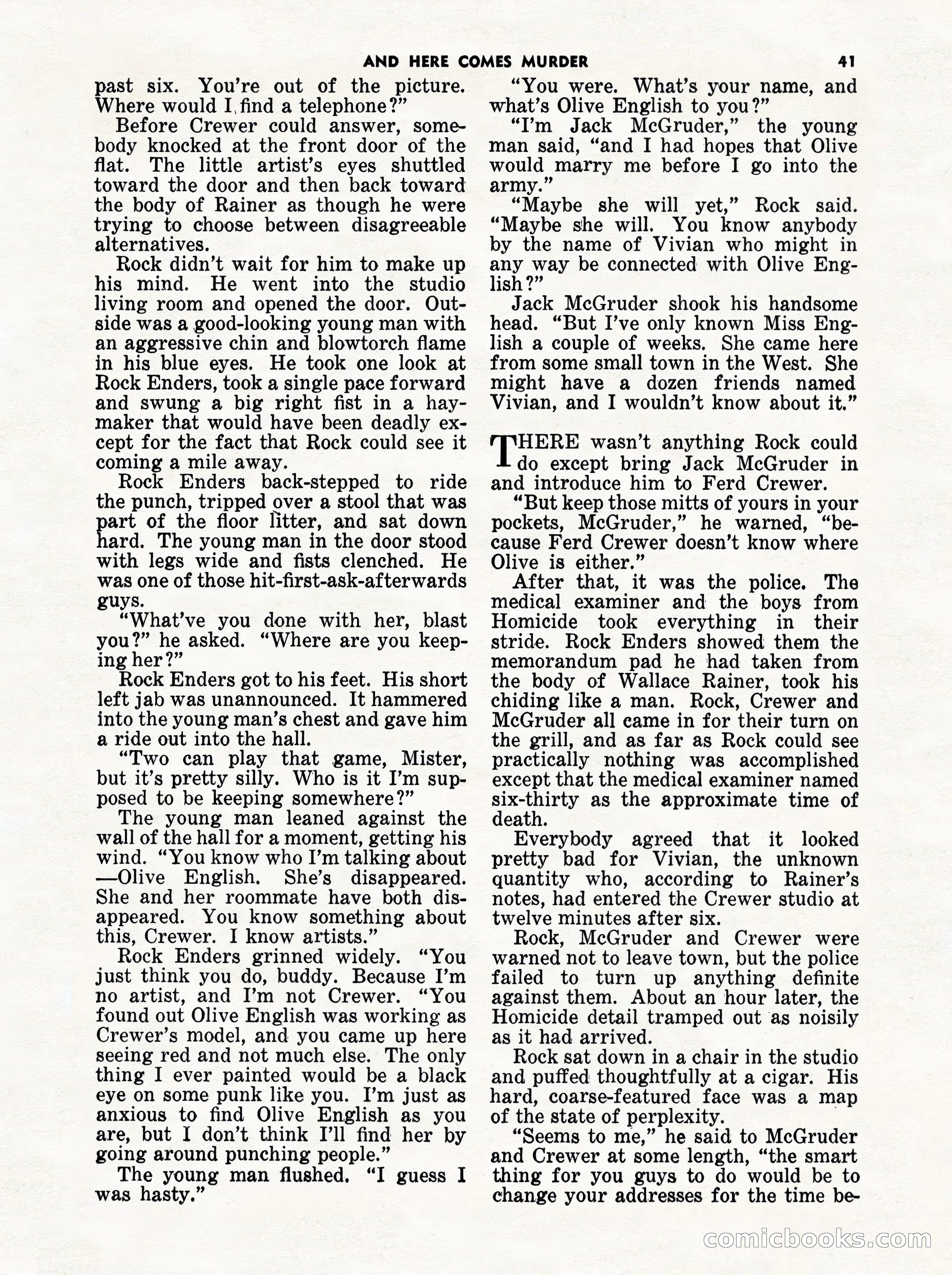 5 Detective Novels Magazine Cover — page 41 of 132