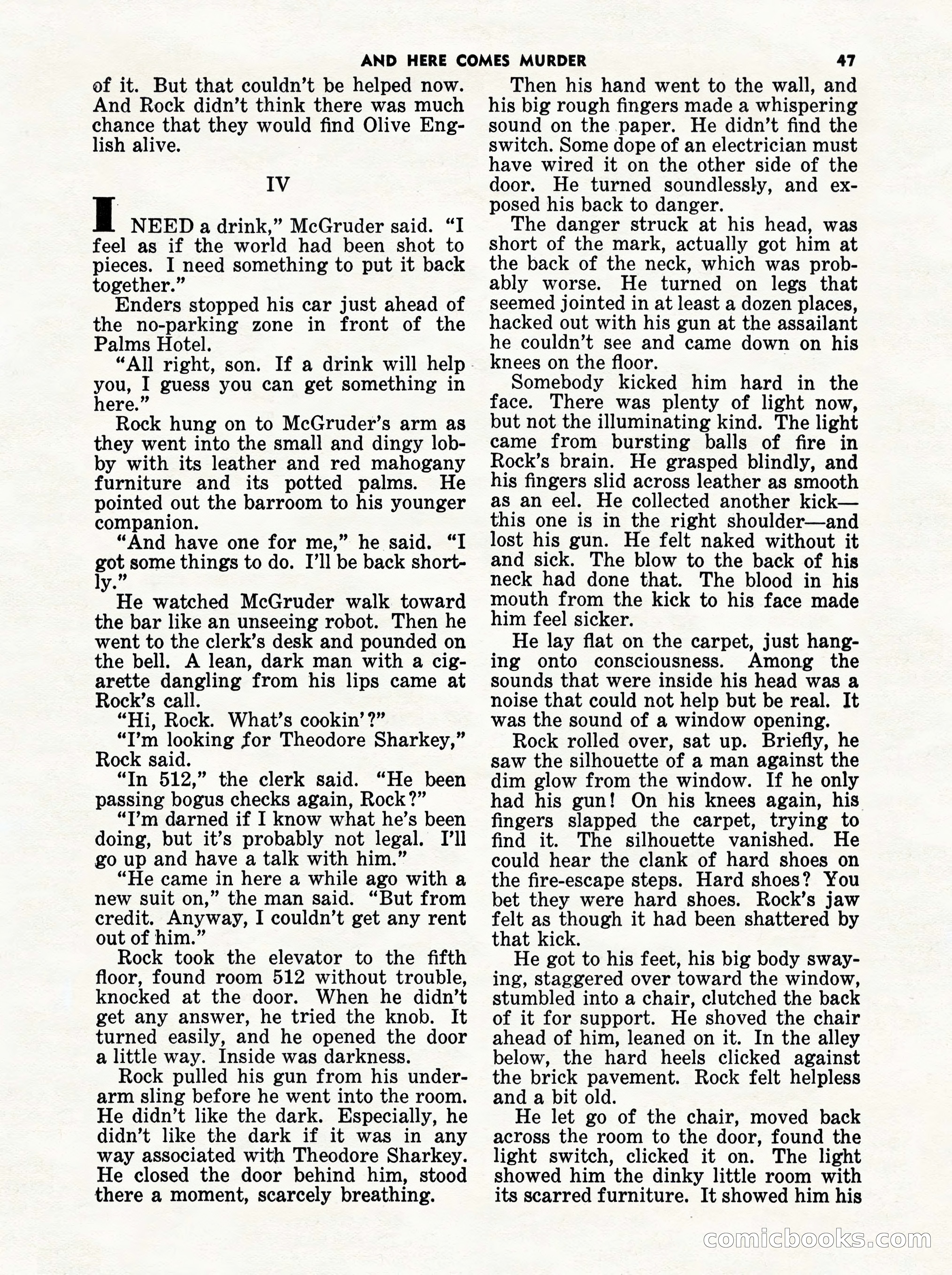 5 Detective Novels Magazine Cover — page 47 of 132
