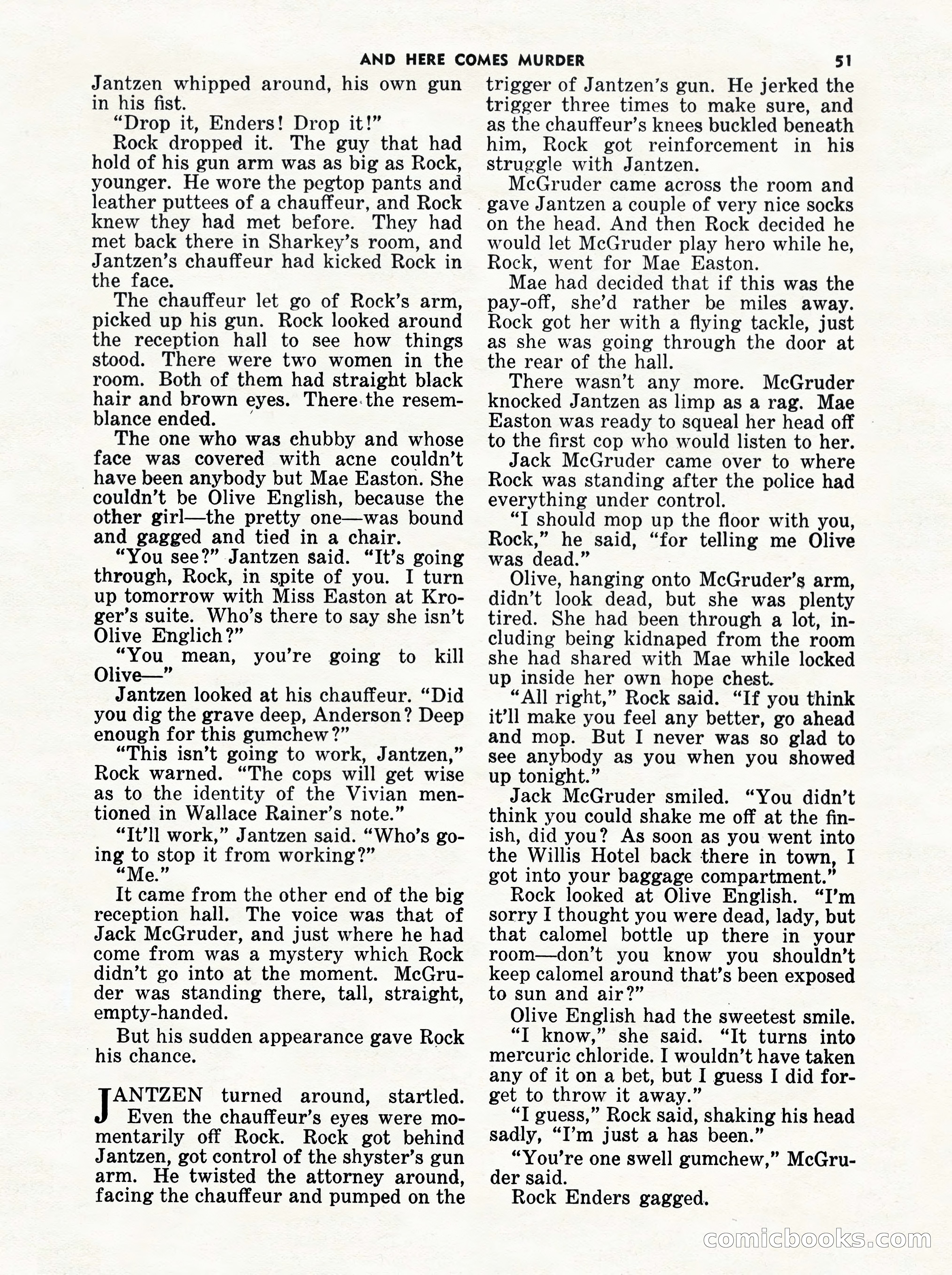 5 Detective Novels Magazine Cover — page 51 of 132