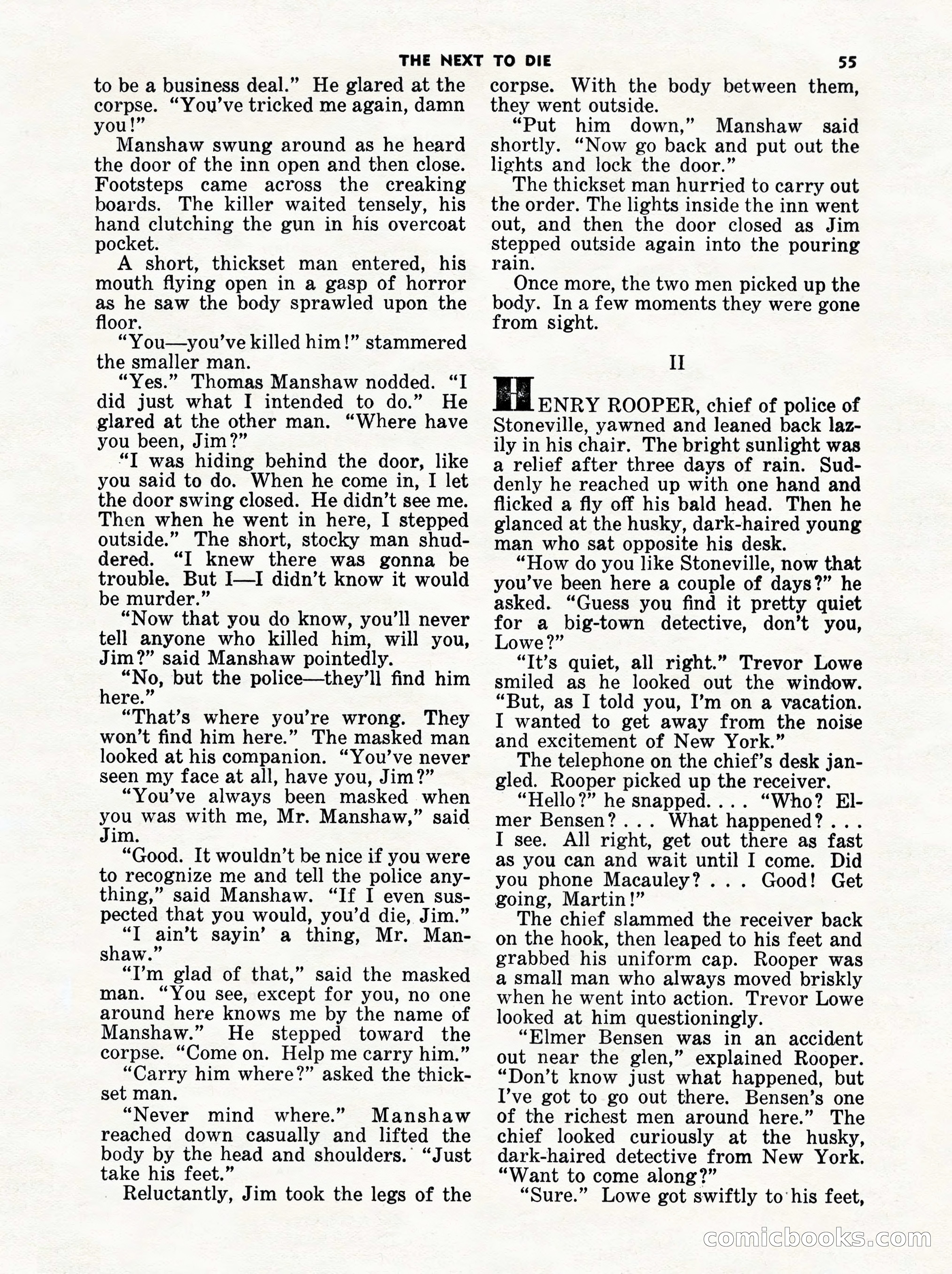 5 Detective Novels Magazine Cover — page 55 of 132