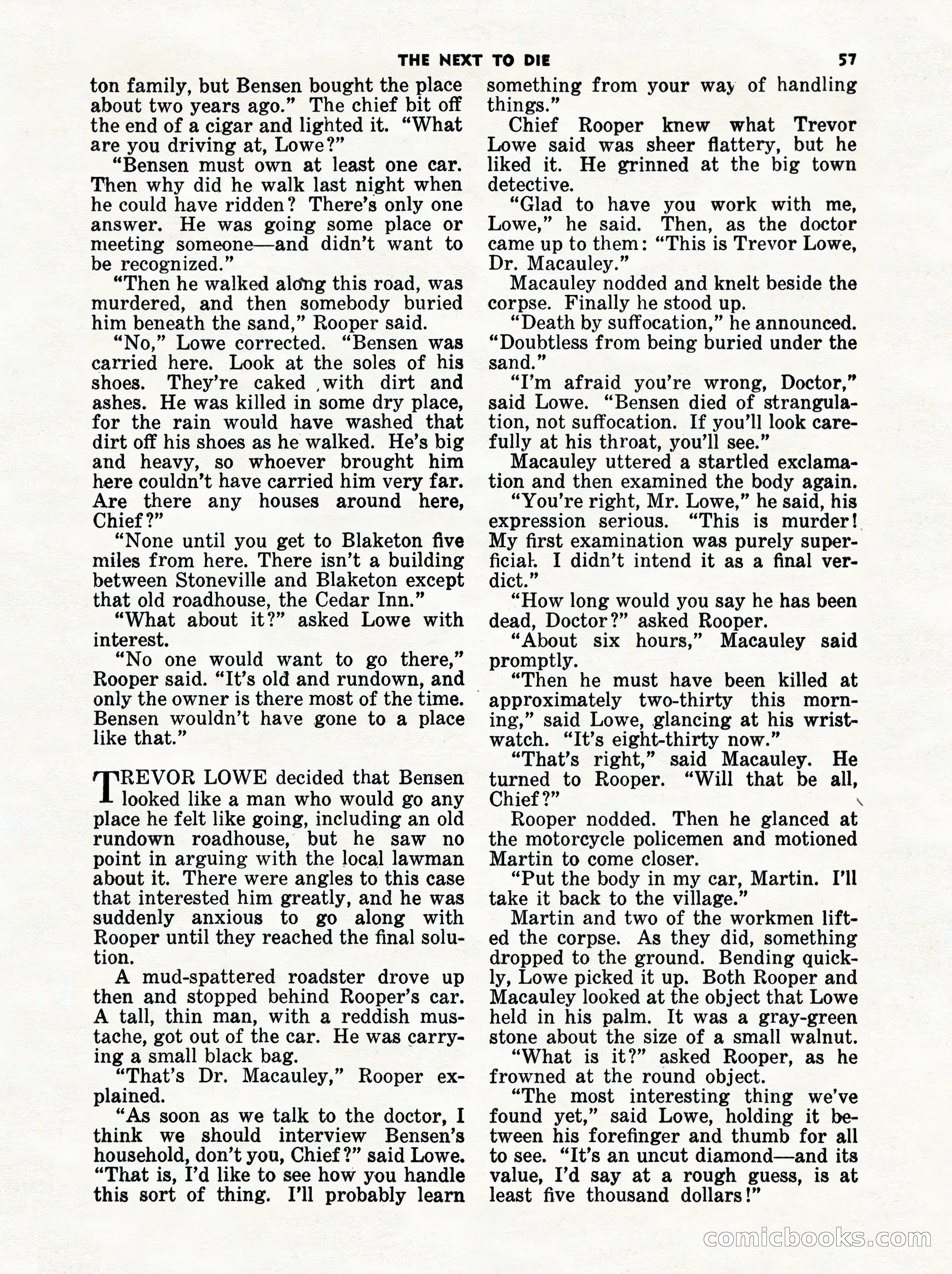 5 Detective Novels Magazine Cover — page 57 of 132