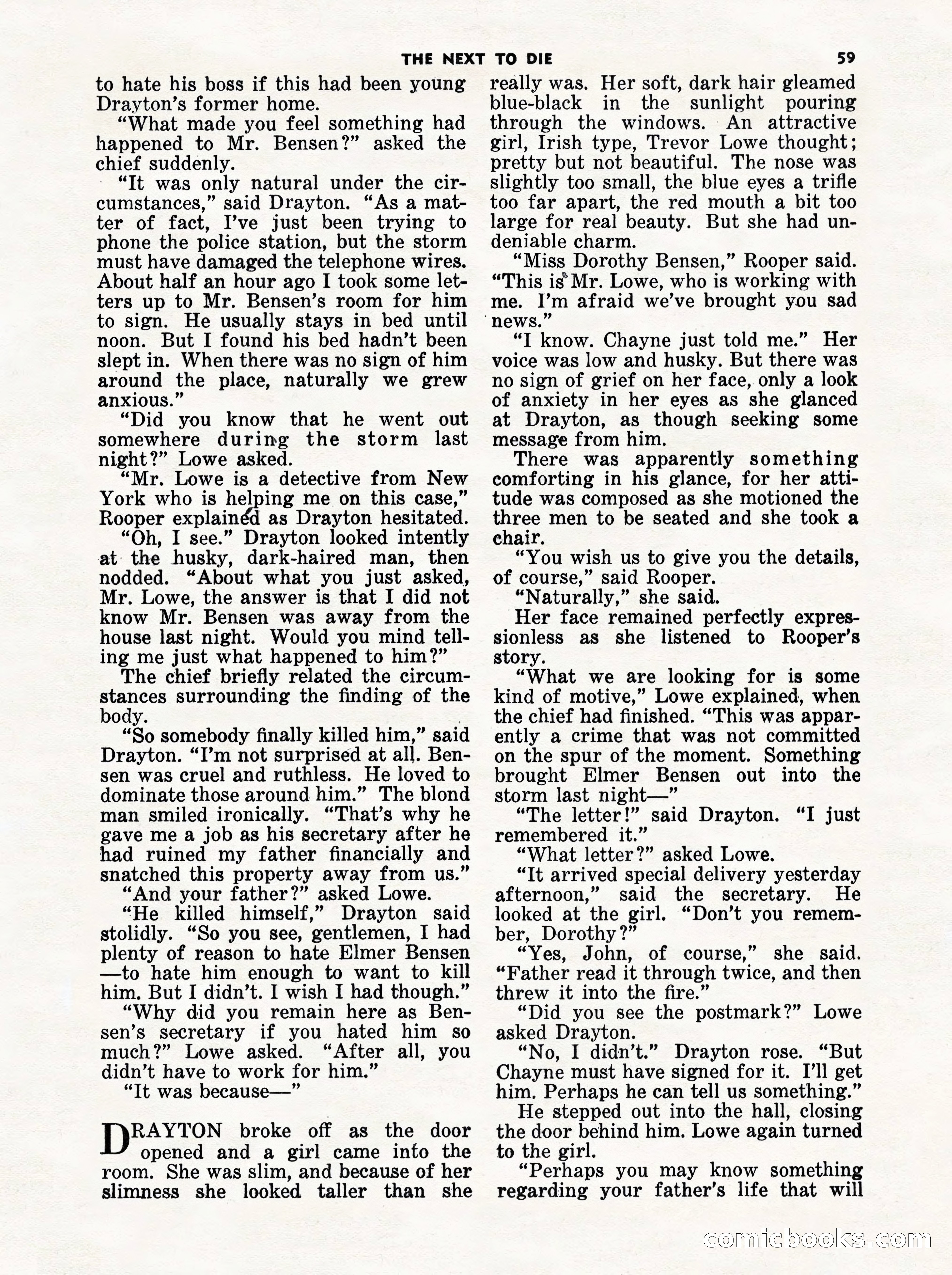 5 Detective Novels Magazine Cover — page 59 of 132