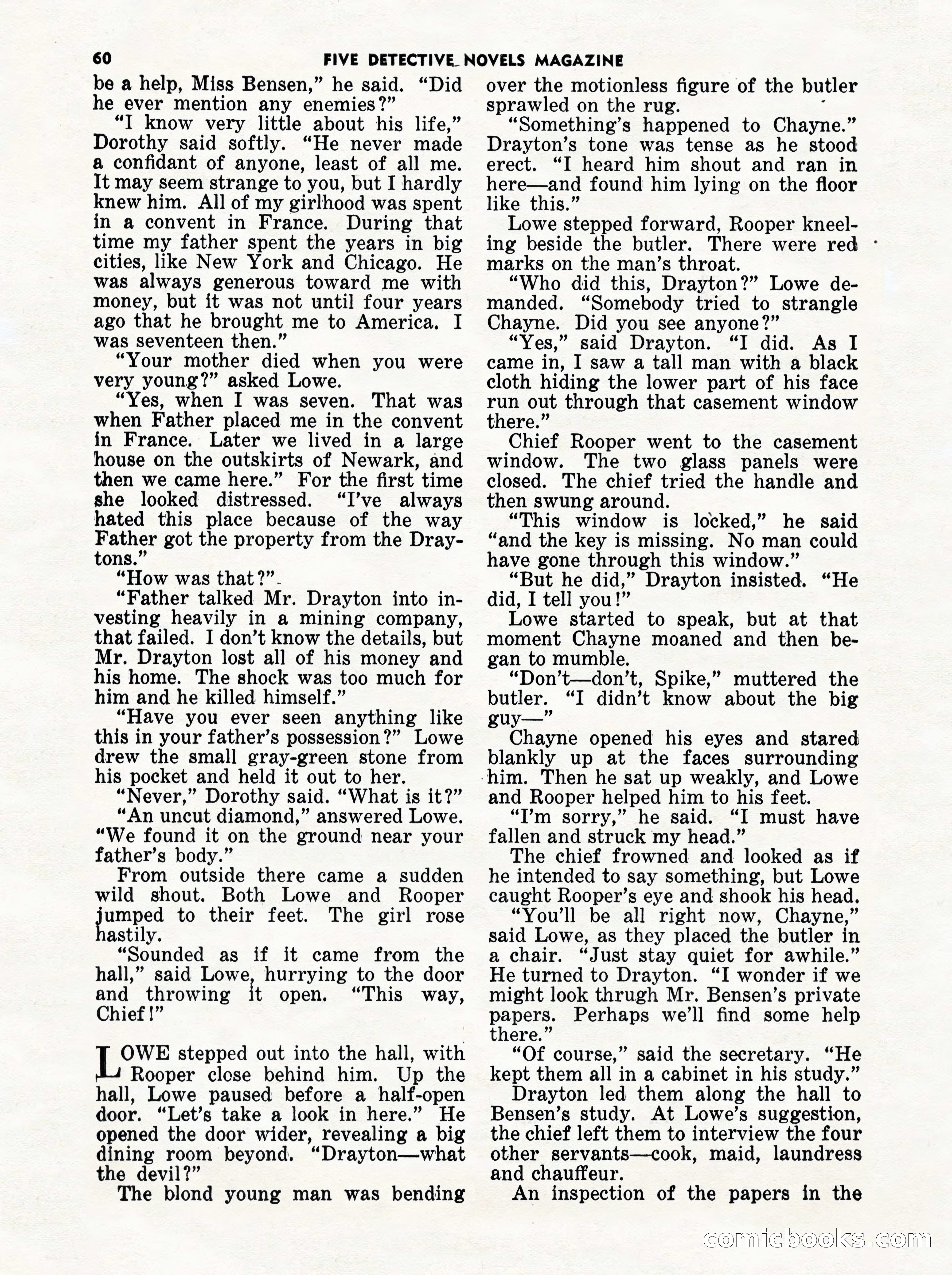 5 Detective Novels Magazine Cover — page 60 of 132