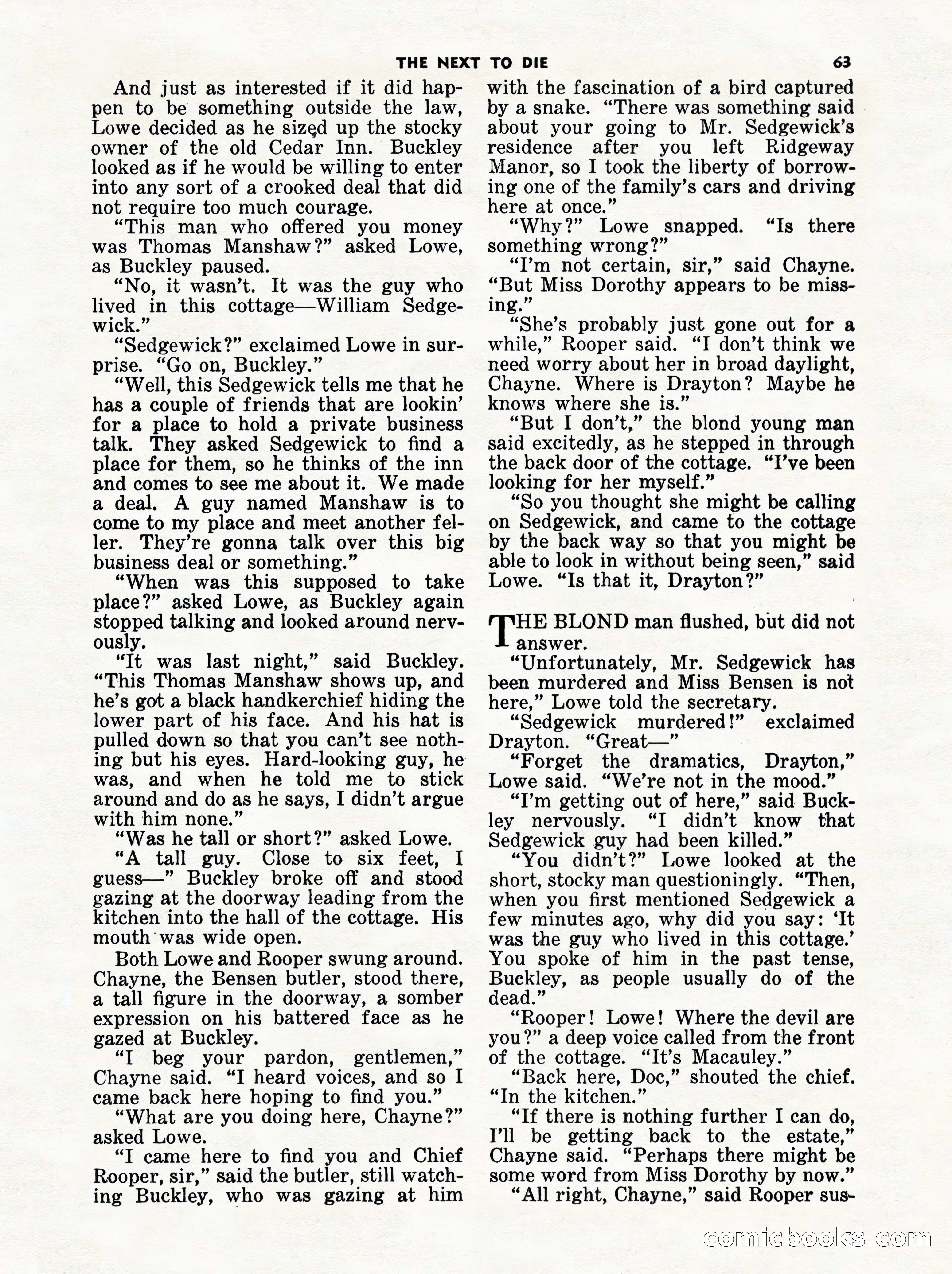 5 Detective Novels Magazine Cover — page 63 of 132